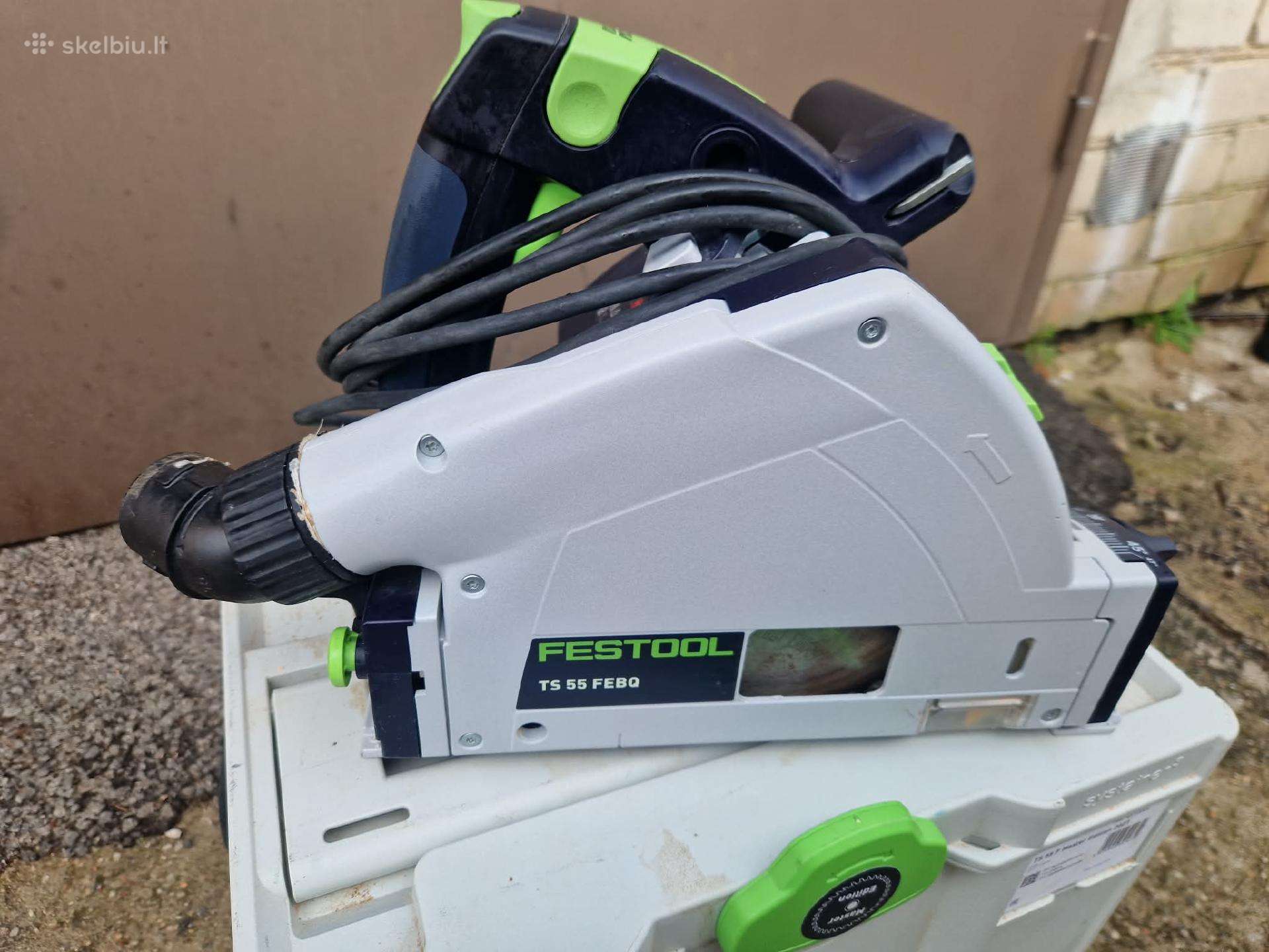 Festool ts 55 rebq geros būklės