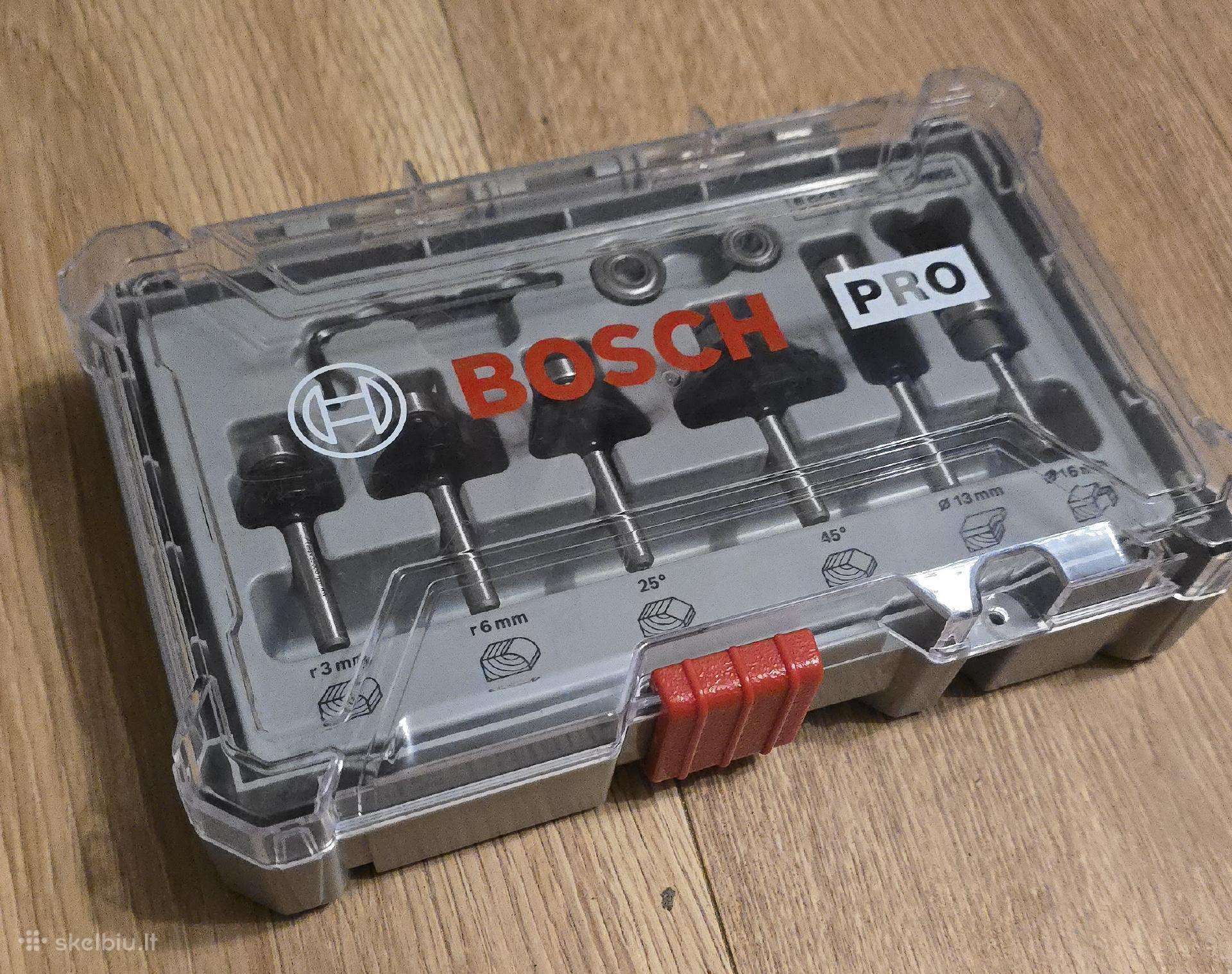 Bosch pro frezų komplektas
