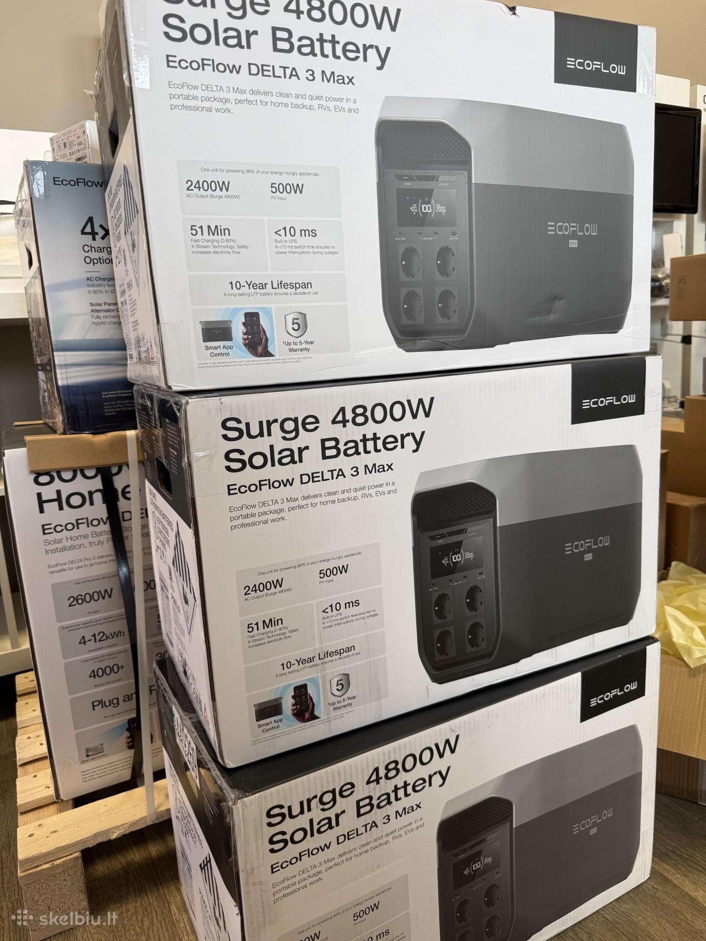 Ecoflow Delta 3 Max nešiojama įkrovimo stotelė