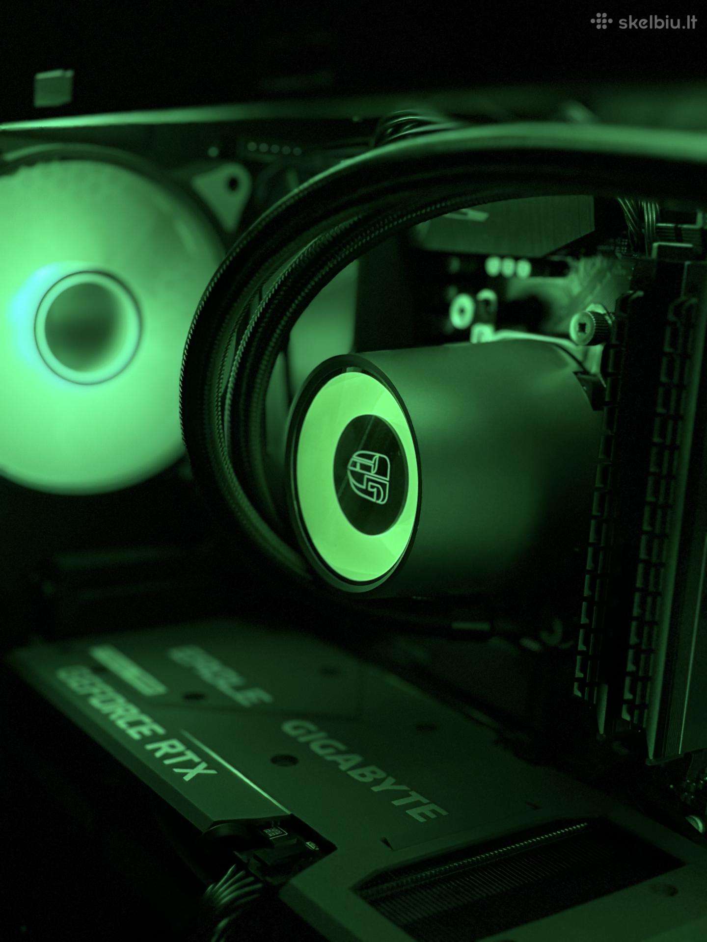 Ryzen 7/ rtx 3060ti/ 32gb RAM žaidimų kompiuteris
