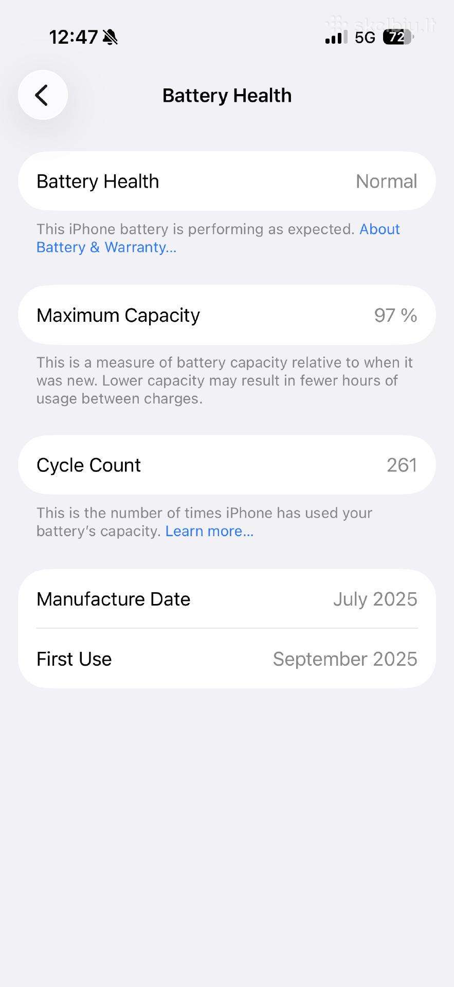 iPhone 17 Pro 256gb Cosmic Orange 97% baterija