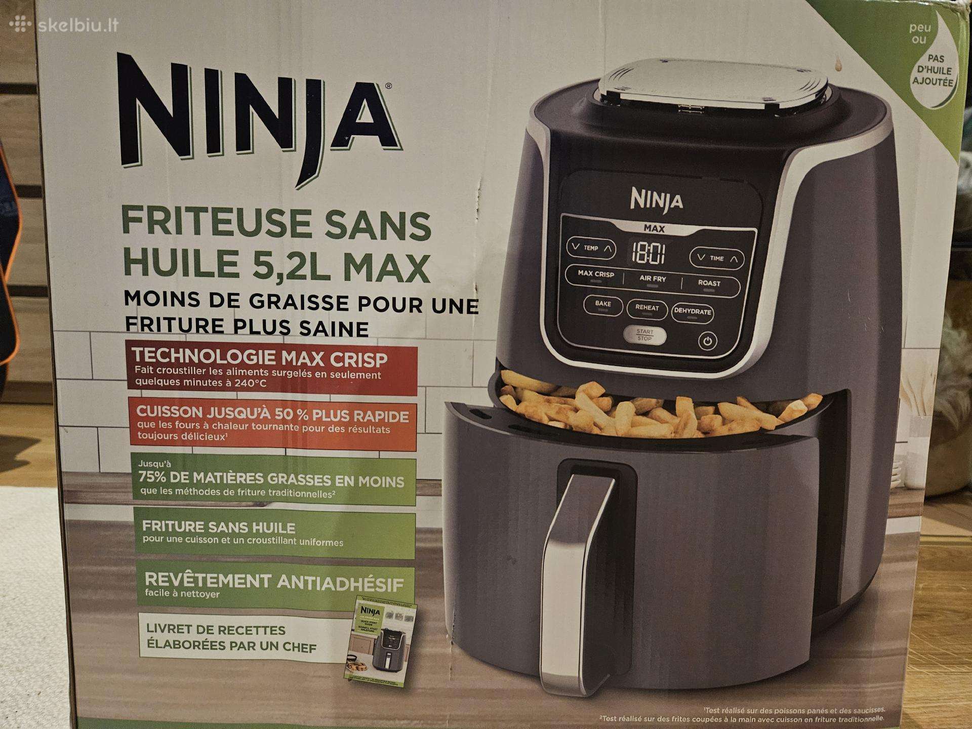 Nauja Ninja af160eu. karsto oro gruzdintuve.