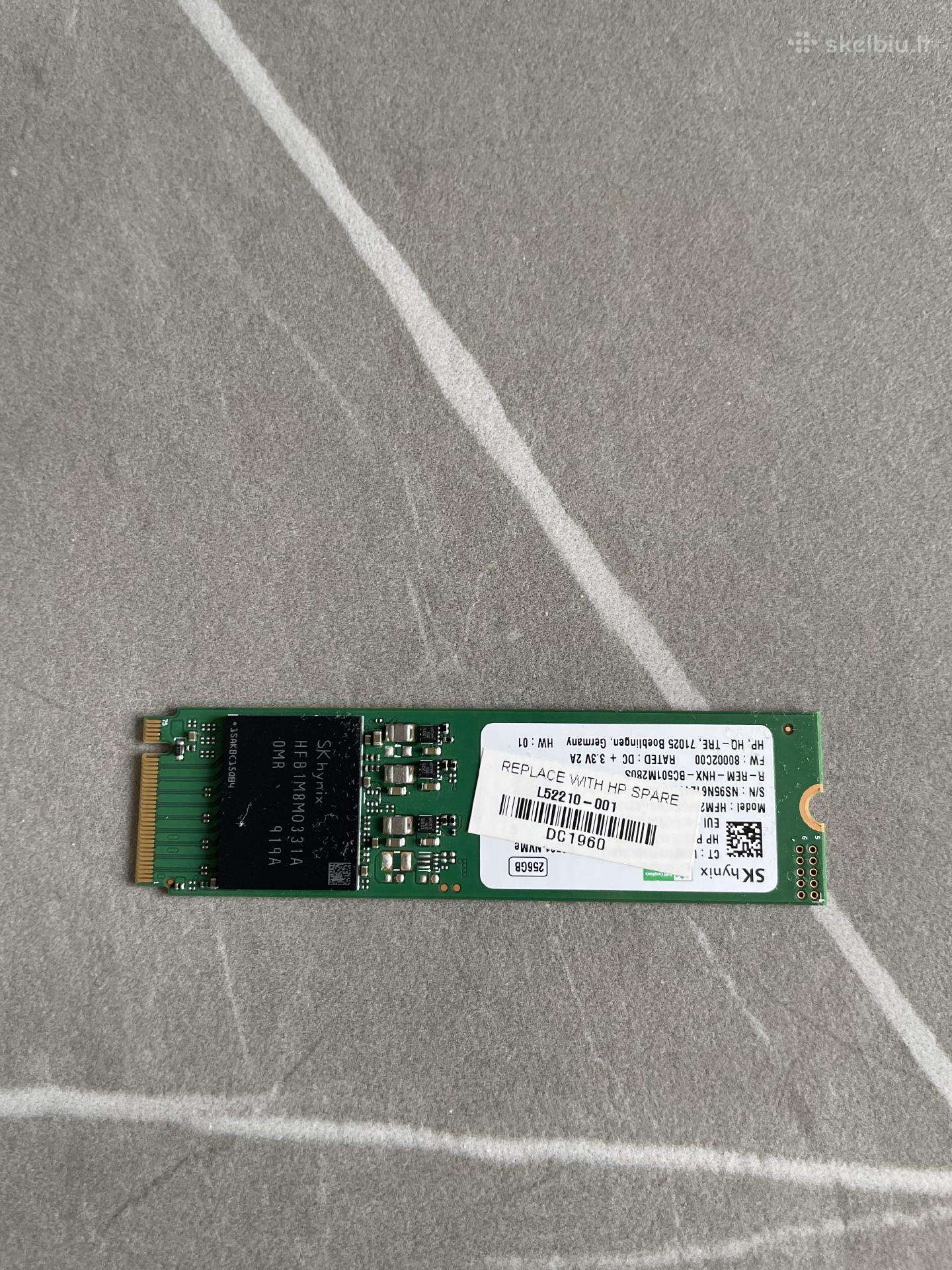 Parduodu SSD Nvme 256gb