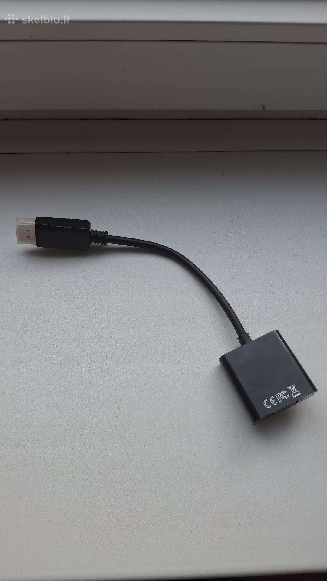 Displayport to Vga adapteris