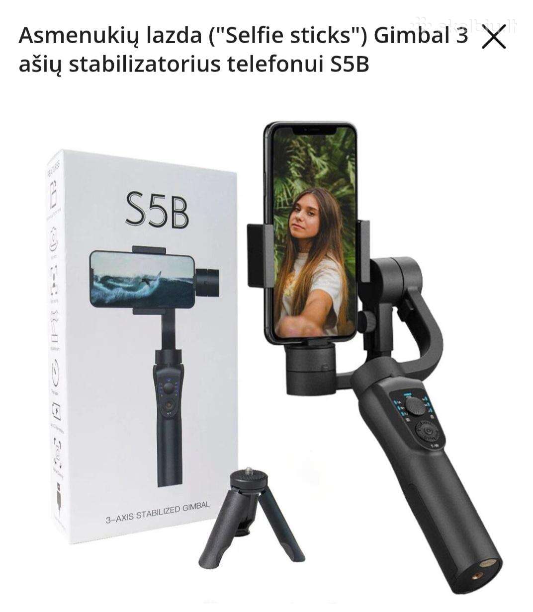 Asmenukių lazda ("Selfie sticks") Gimbal 3 ašių