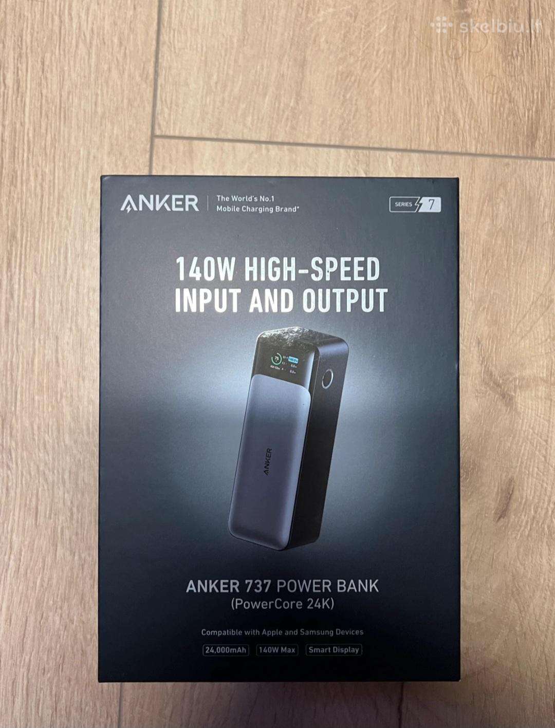 Anker 737 power bankas