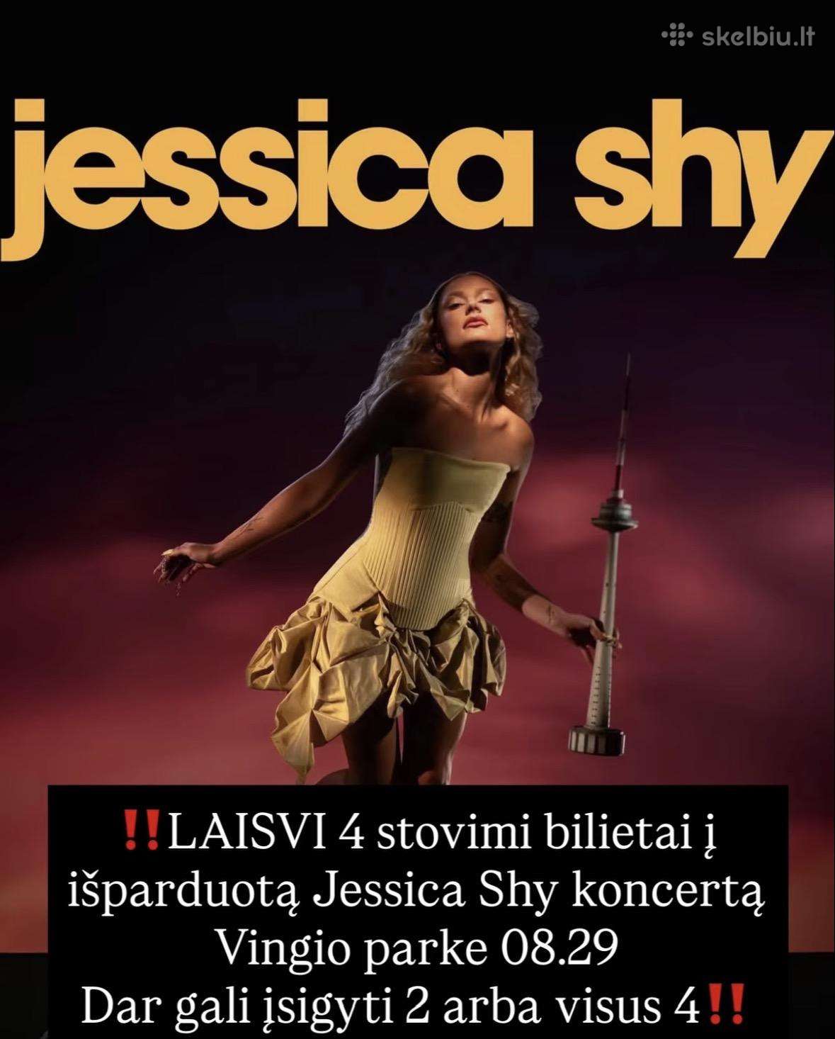Jessica Shy 4 laisvi bilietai