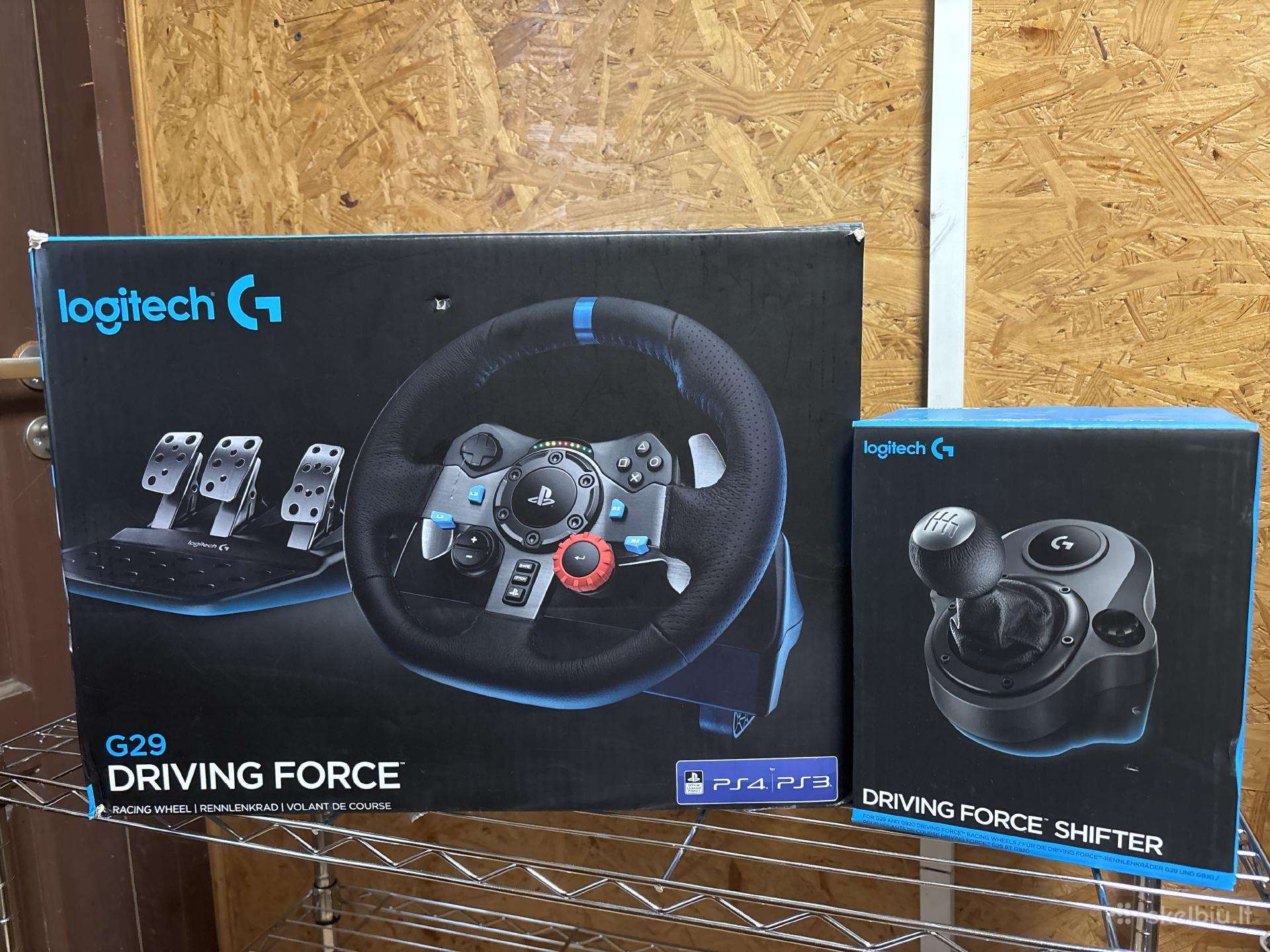 Logitech G29 + Driving Force Shifter