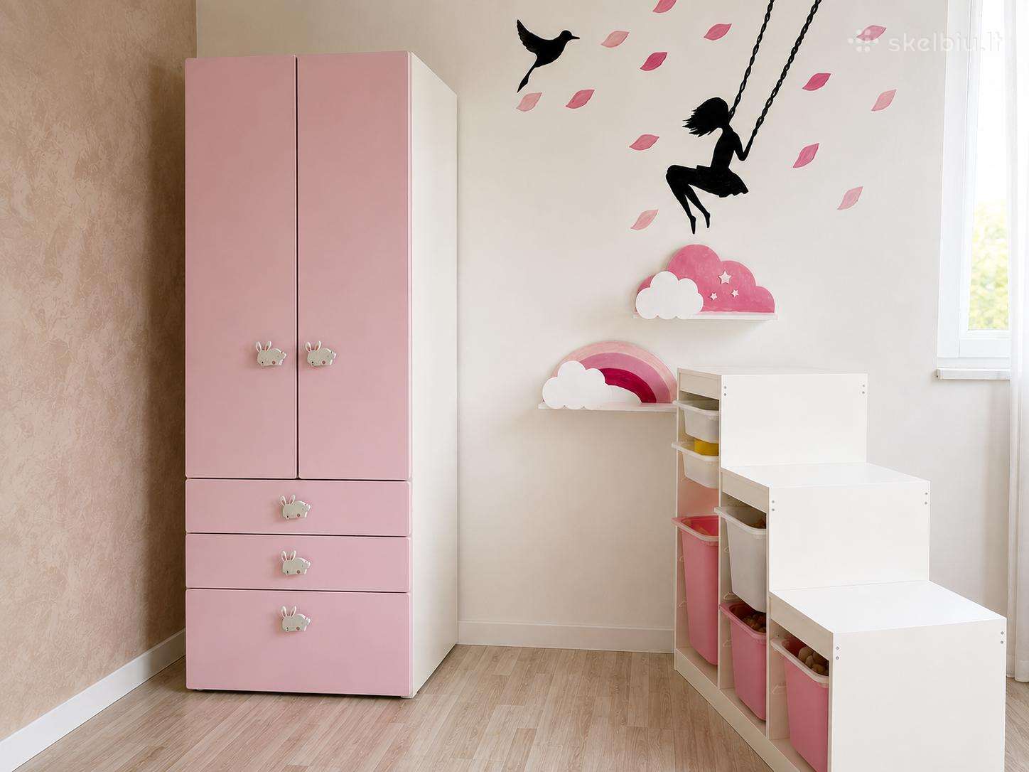 Parduodamas Ikea vaikiškų baldų komplektas: