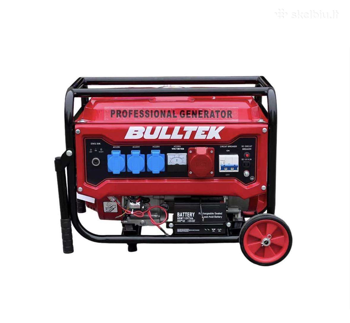 Generatorius Bullyek 4500 W, 220 V / 380 V