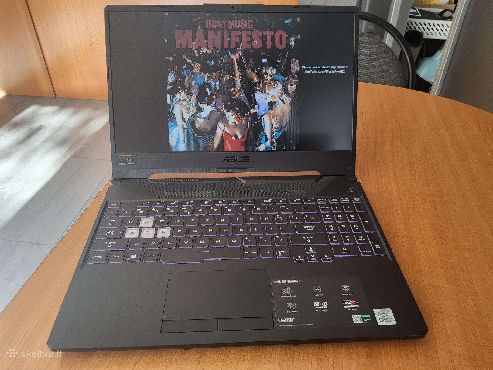 Asus Tuf Gaming Fx506, i7, Gtx 1650ti, 16gb, 512gb