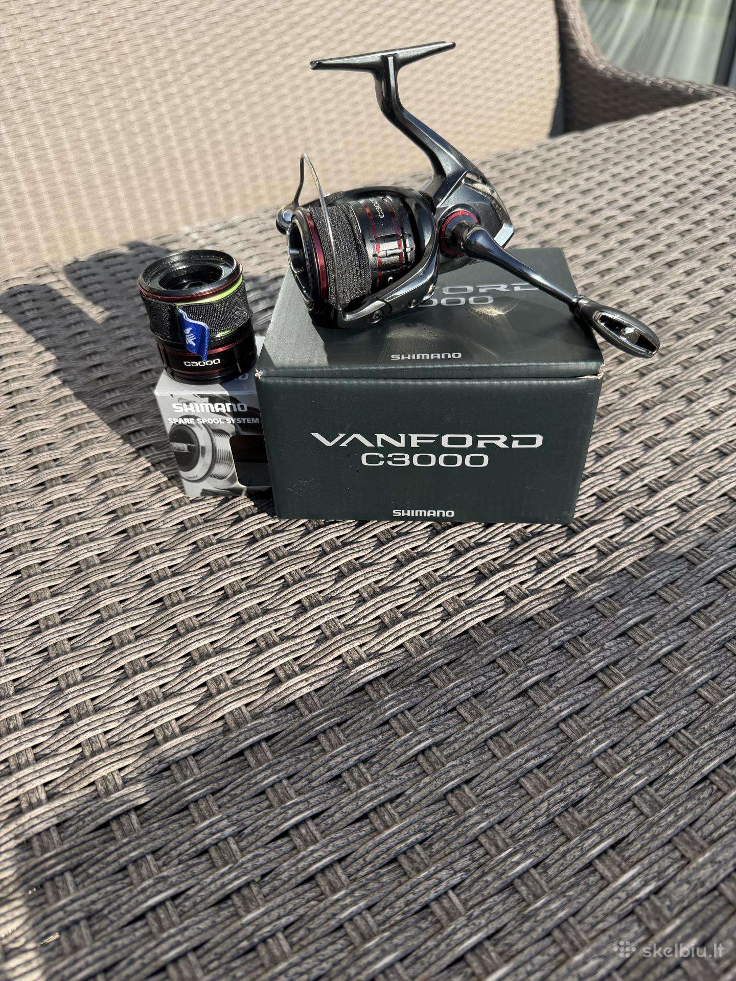 Shimano Vanford C3000, su papildomu būgneliu
