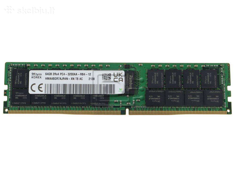 Serverinė atmintis 64gb Ddr4-3200 Ecc Rdimm
