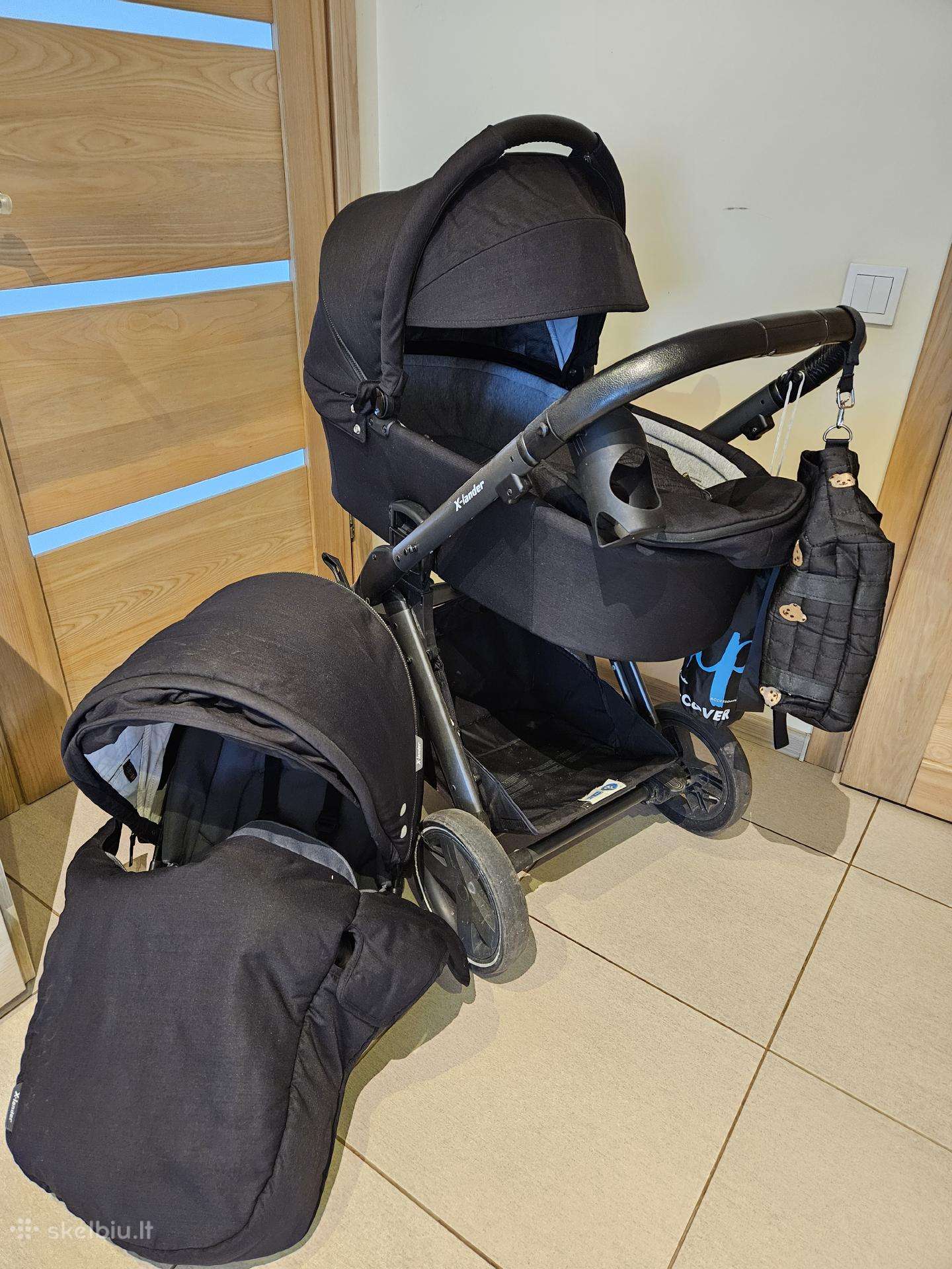 X- lander 2 dalių vėžimėlis