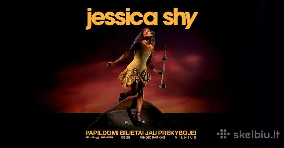 Bilietai Jessica Shy 28.08.2026