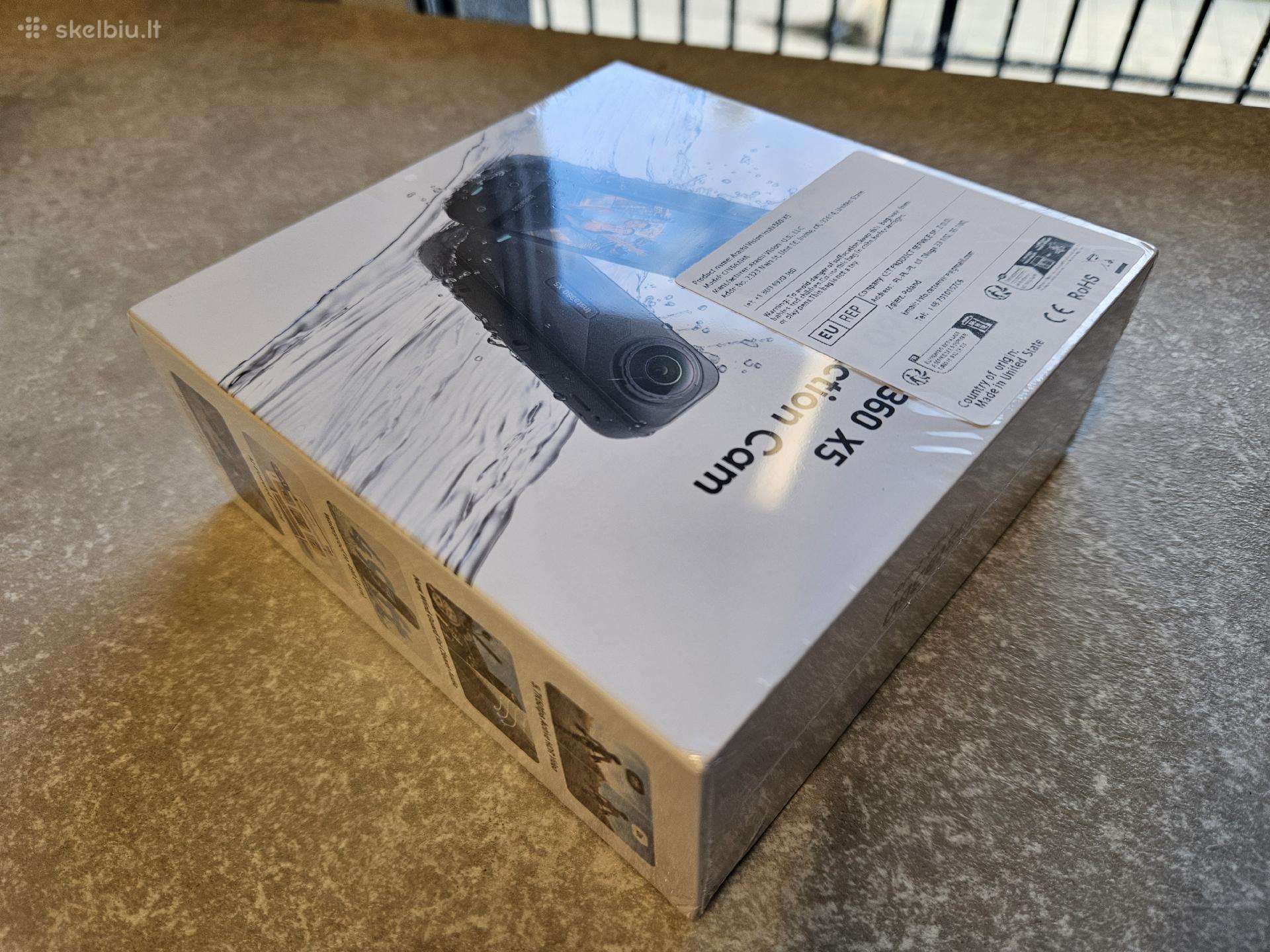 Nauja Insta360 X5 vaizdo kamera