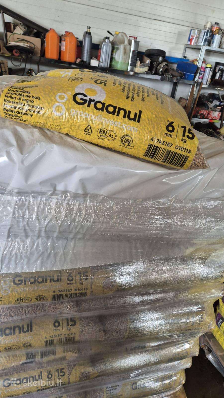 Kokybiskos medienos granules