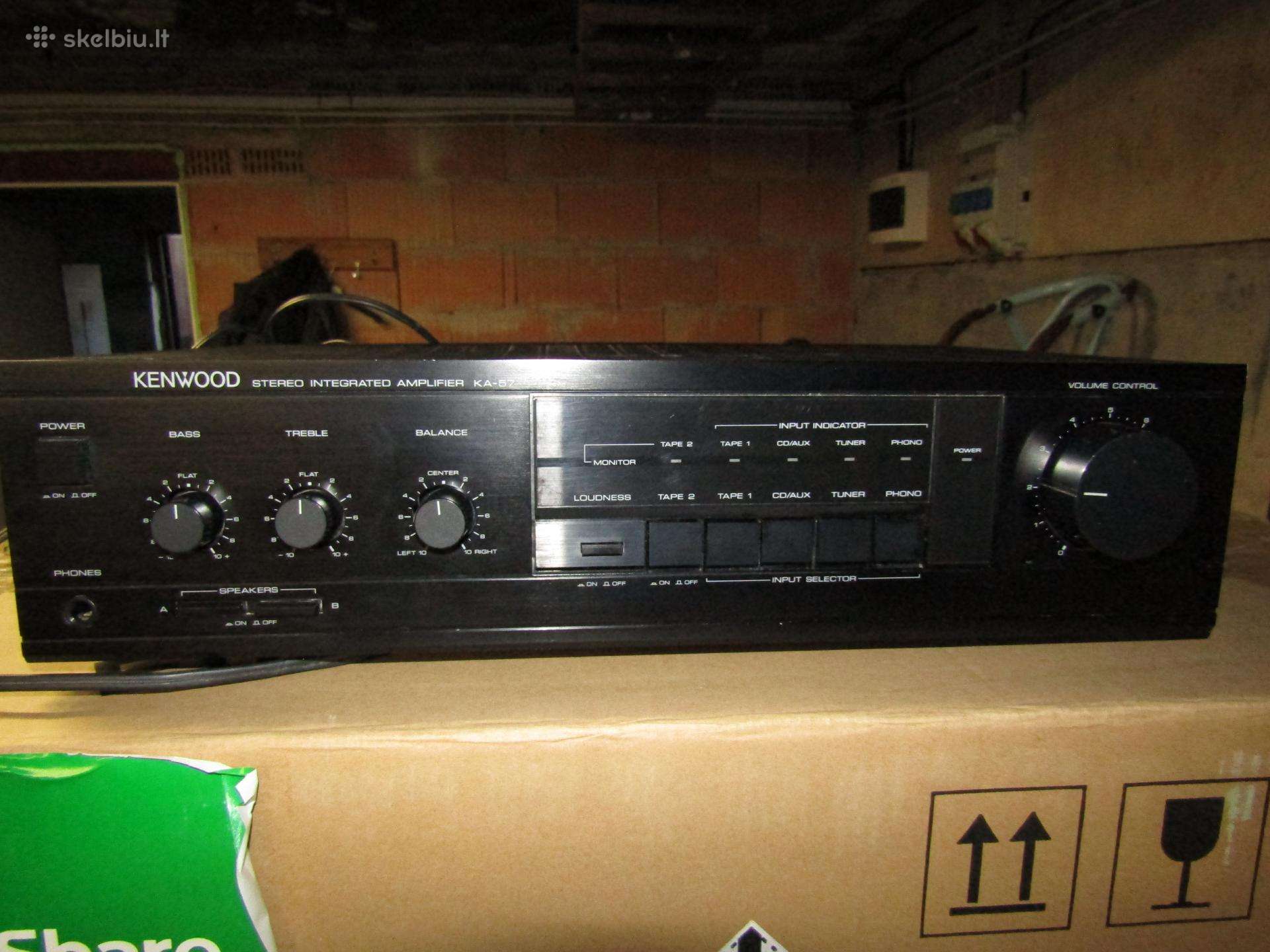 Kenwood Ka 57 stiprint. Denon Dcd 595 CD grotuvas