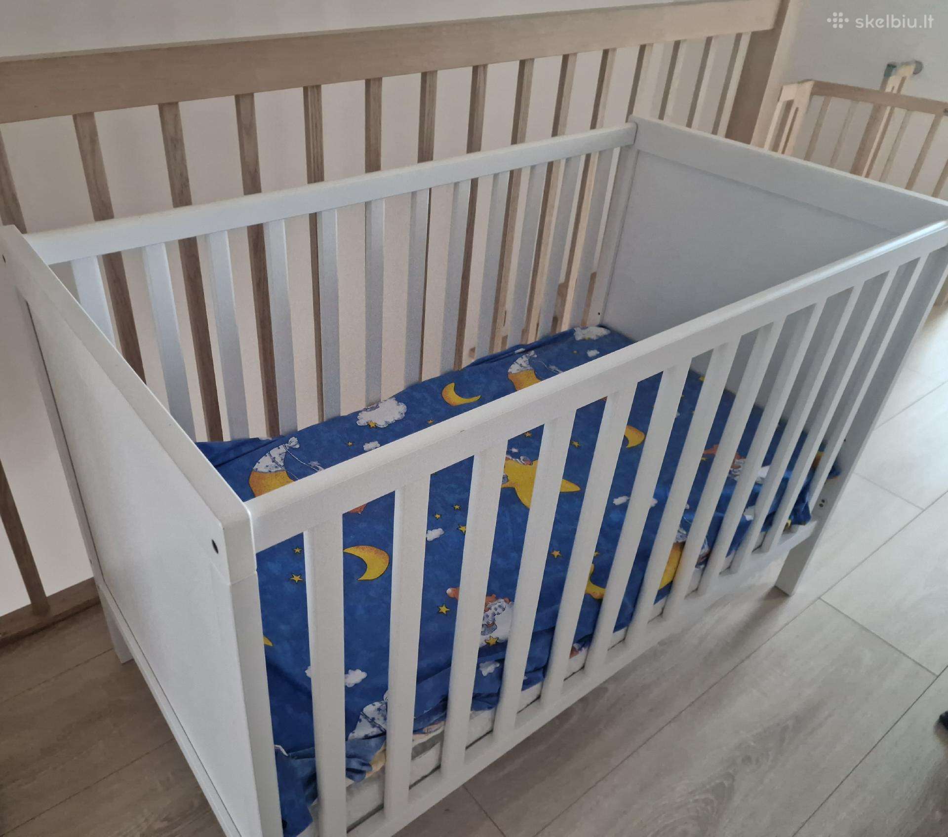 Vaikiška Ikea lovytė + 2 čiužiniai
