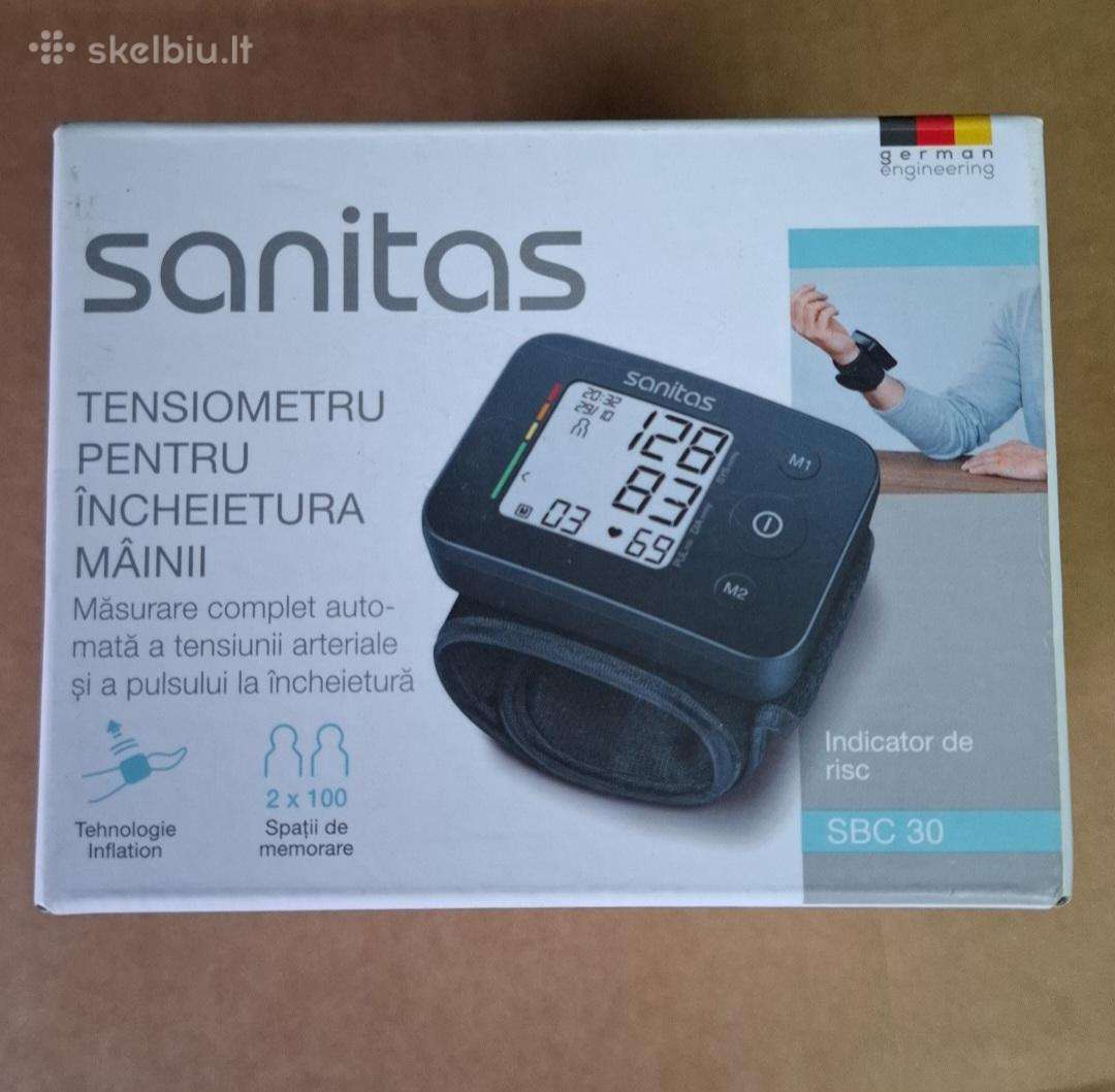 Sanitas Sbc 15. Riešinis kraujospūdžio matuoklis