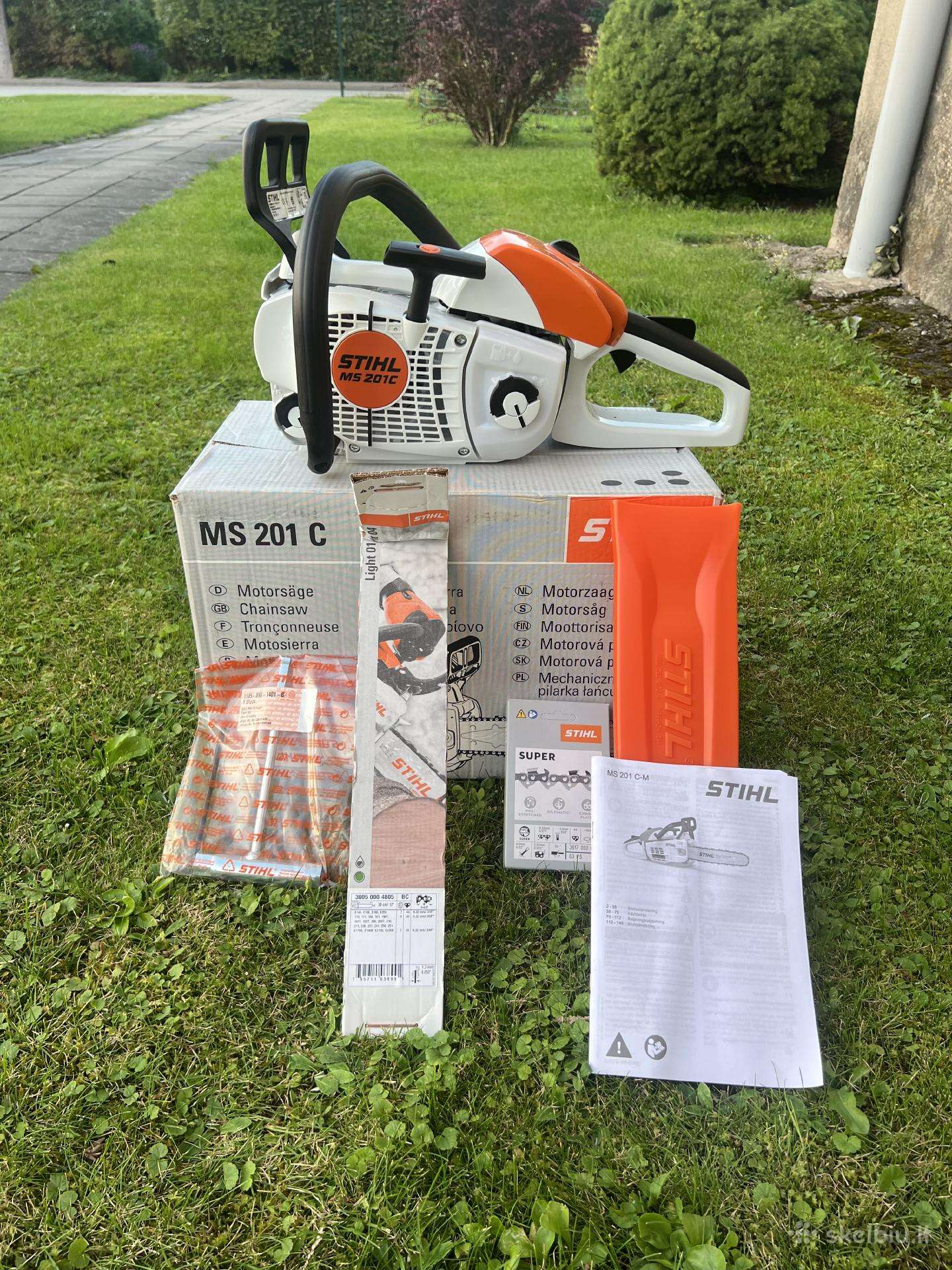 Stihl ms 201 c-m benzininis grandininis pjūklas