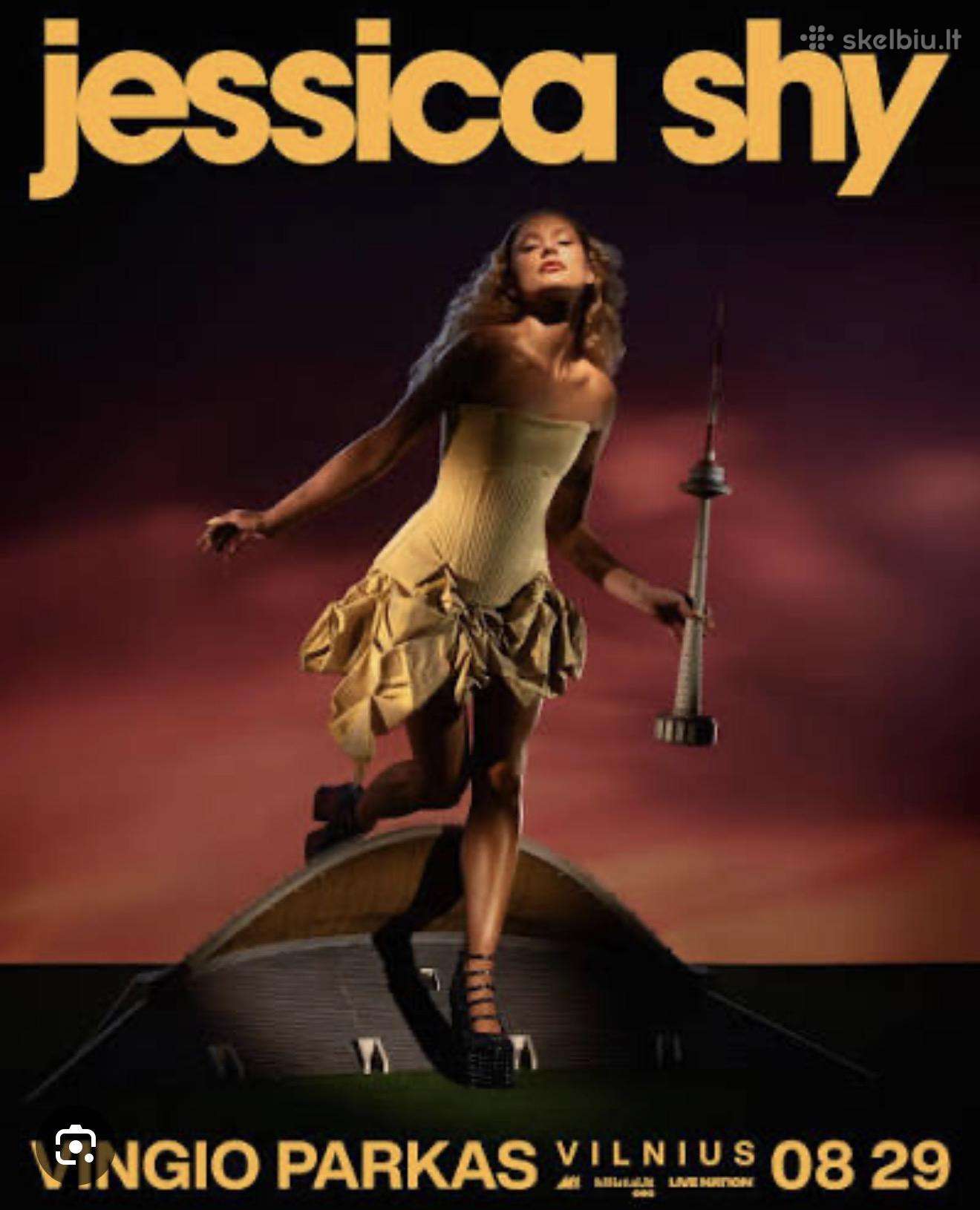 Jessica shy 4 bilietai 8.28