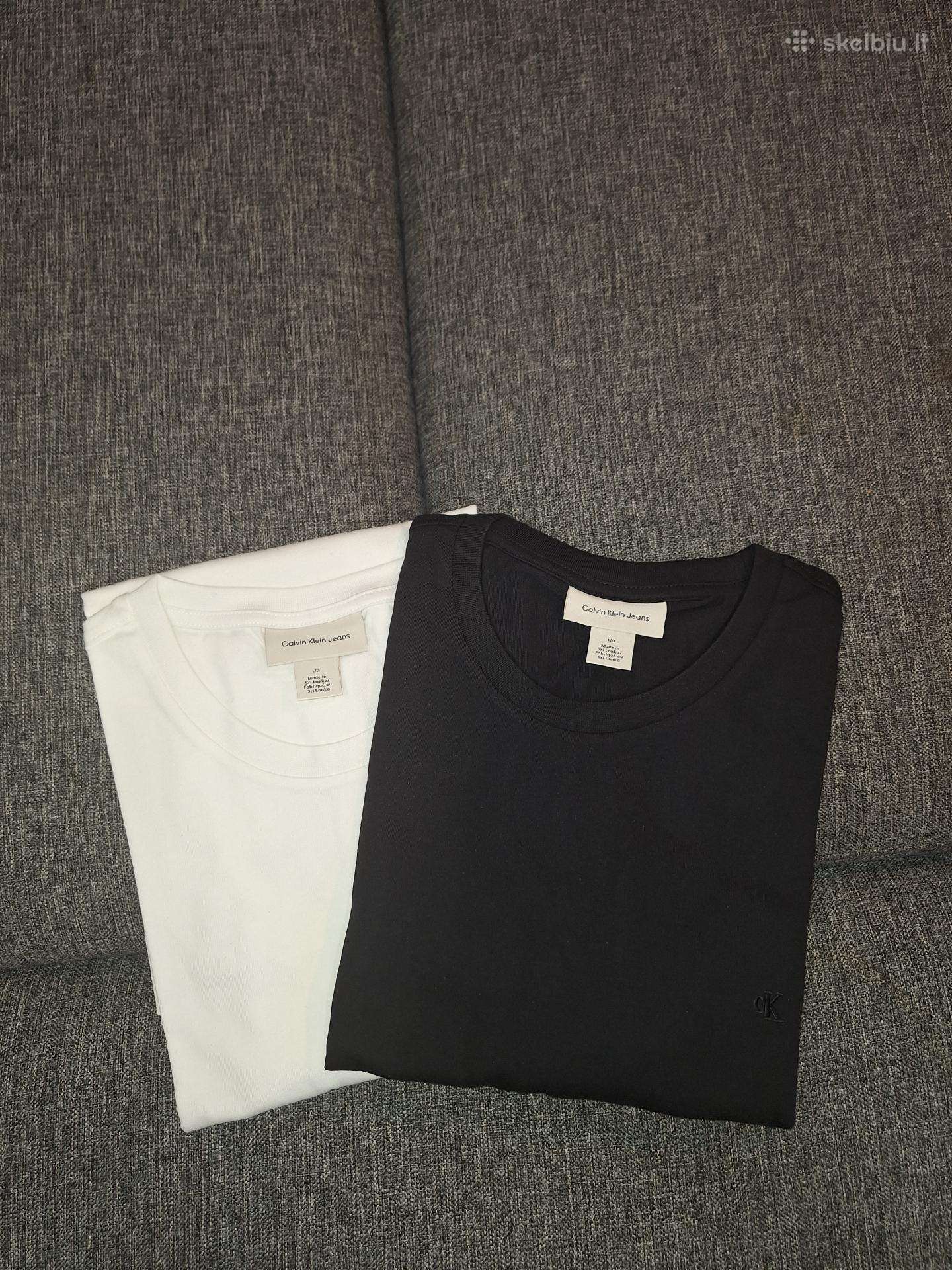 Nauji Calvin Klein Jeans marškinėliai 2 vnt. L