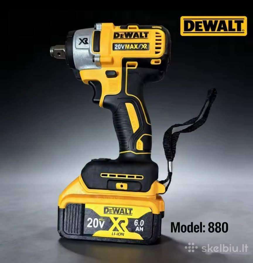 Dewalt Dcf880 20v smūginis suktuvas.