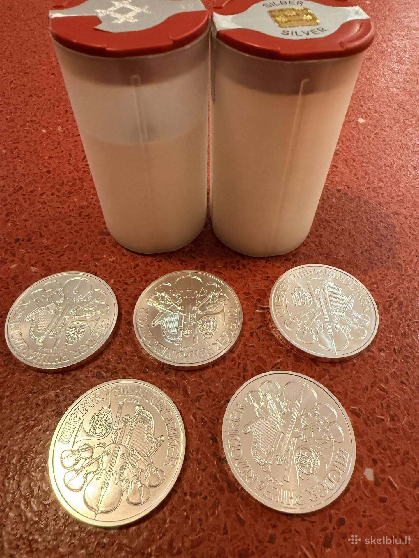 1 oz sidabrinė moneta Vienos Filharmonija