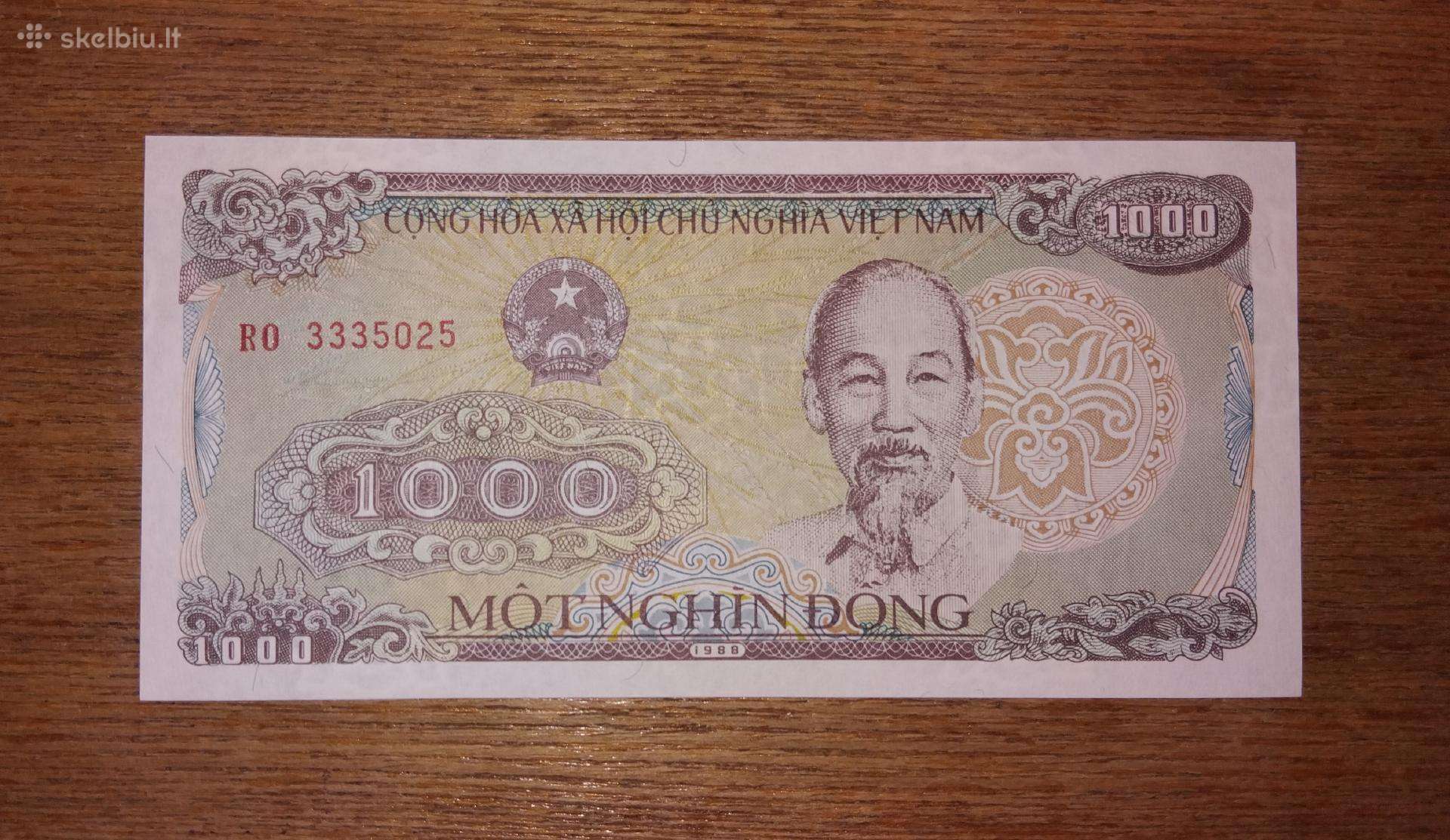 Vietnamo 1000 dong banknotas