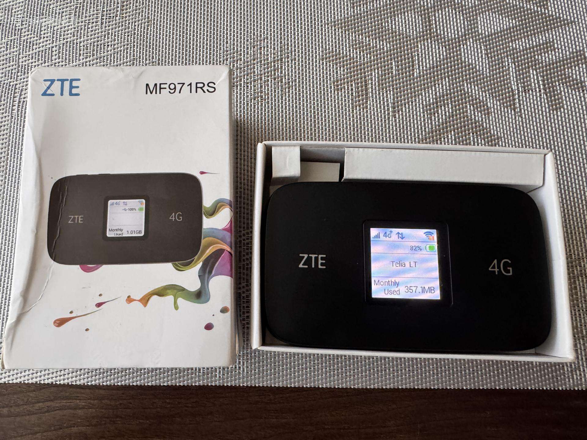 Zte Mf971rs 4G Lte modemas, kaip naujas