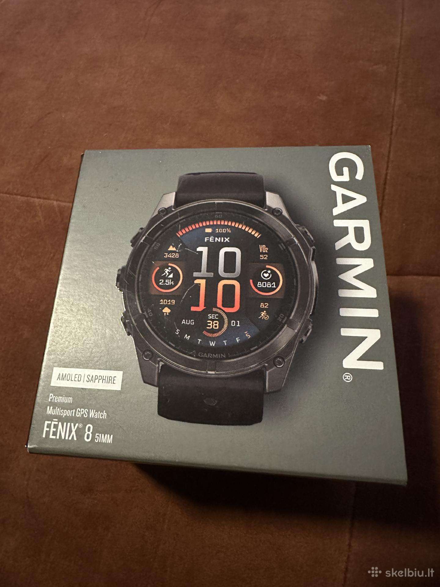 Garmin Fenix 8 51mm Sapphire Amoled Titanium