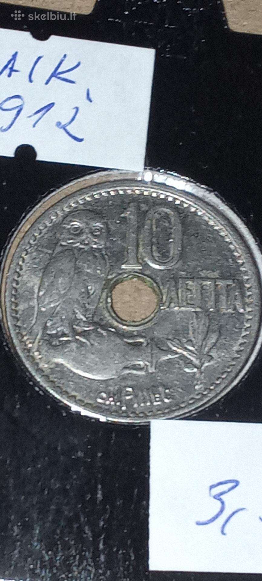 Graikija 10 leptų 1912