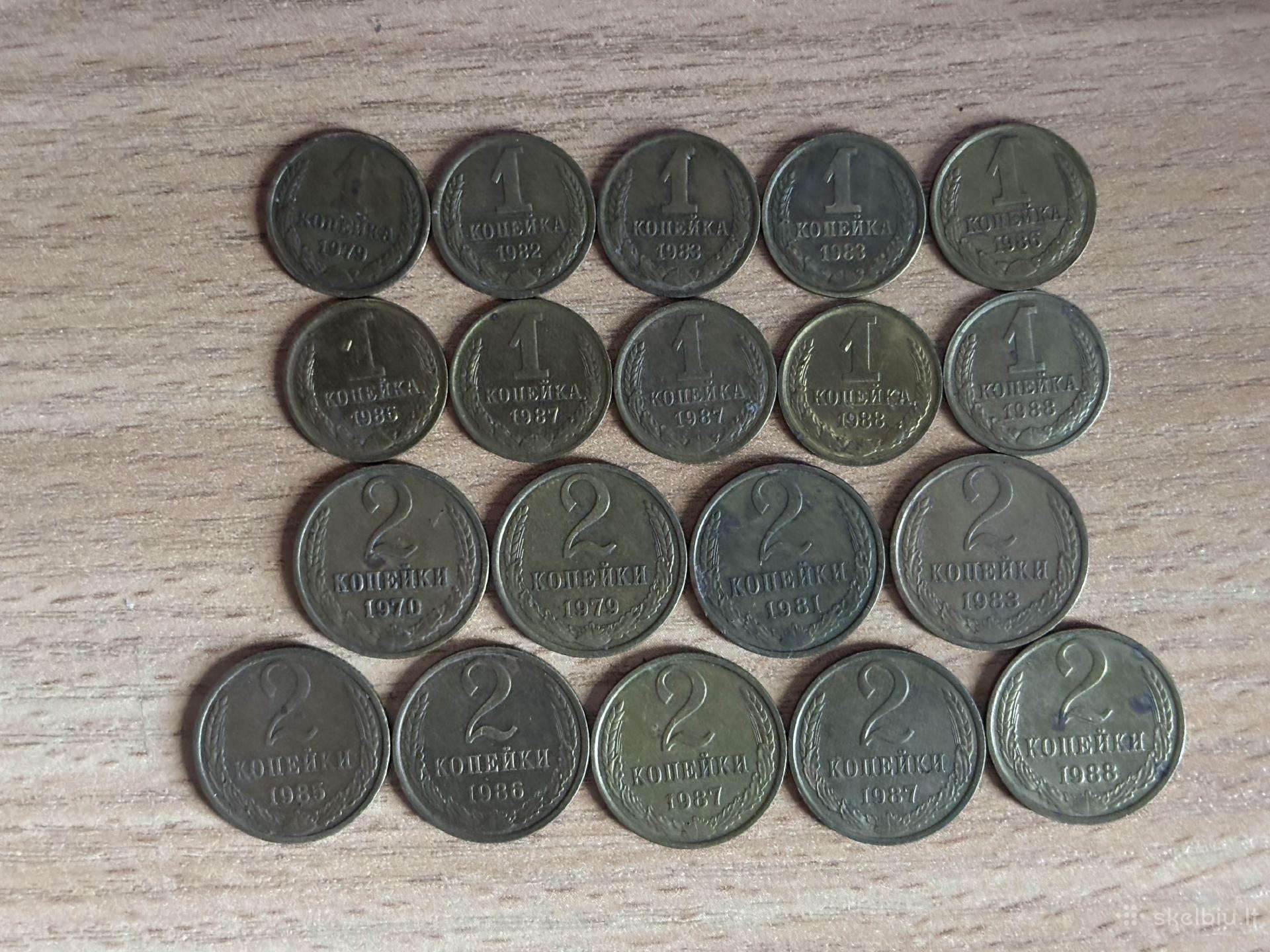 Tarybinės ir rusiškos monetos