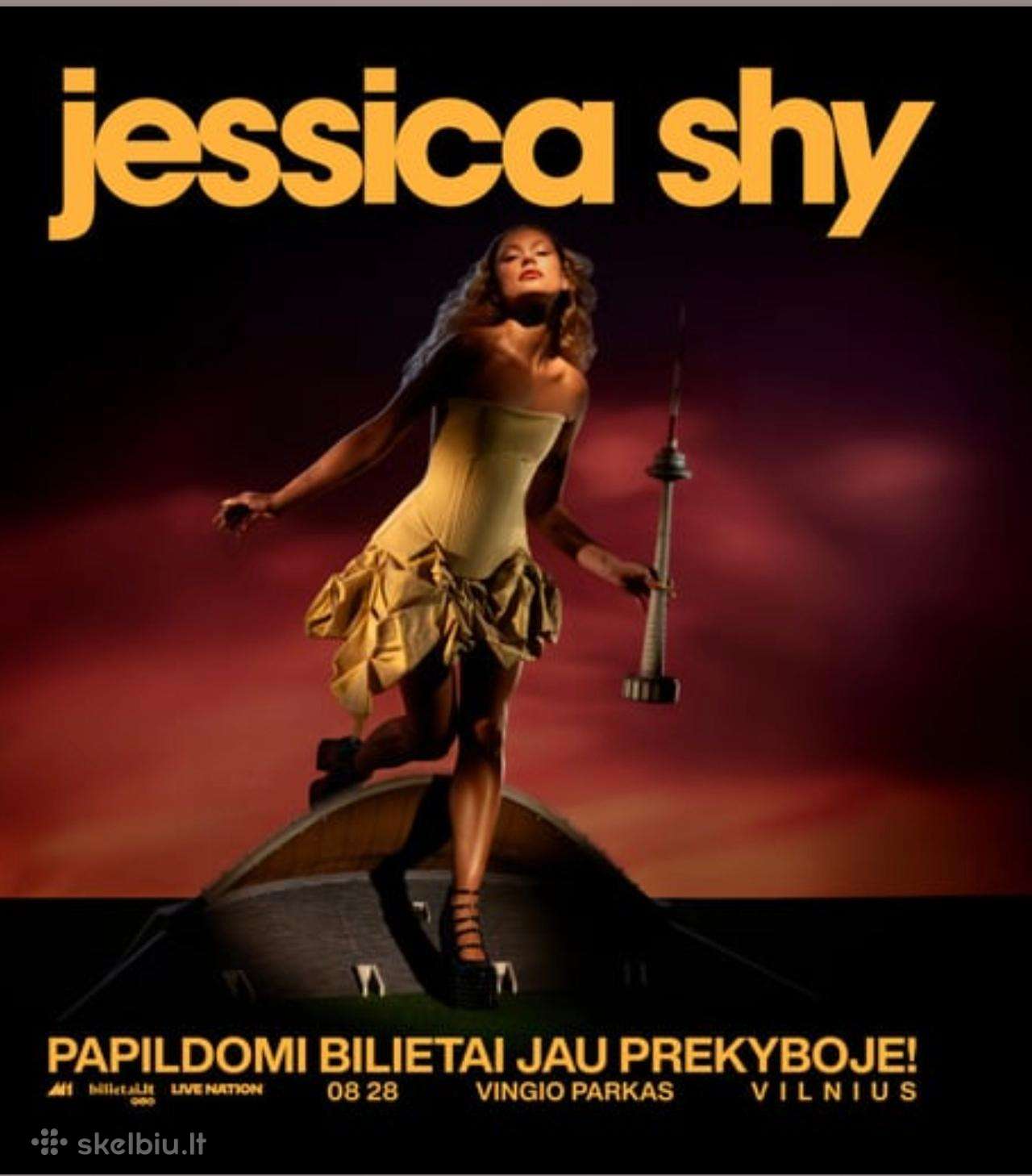 Bilietai į Jesicos Shy koncertą Vilniuje 08.29