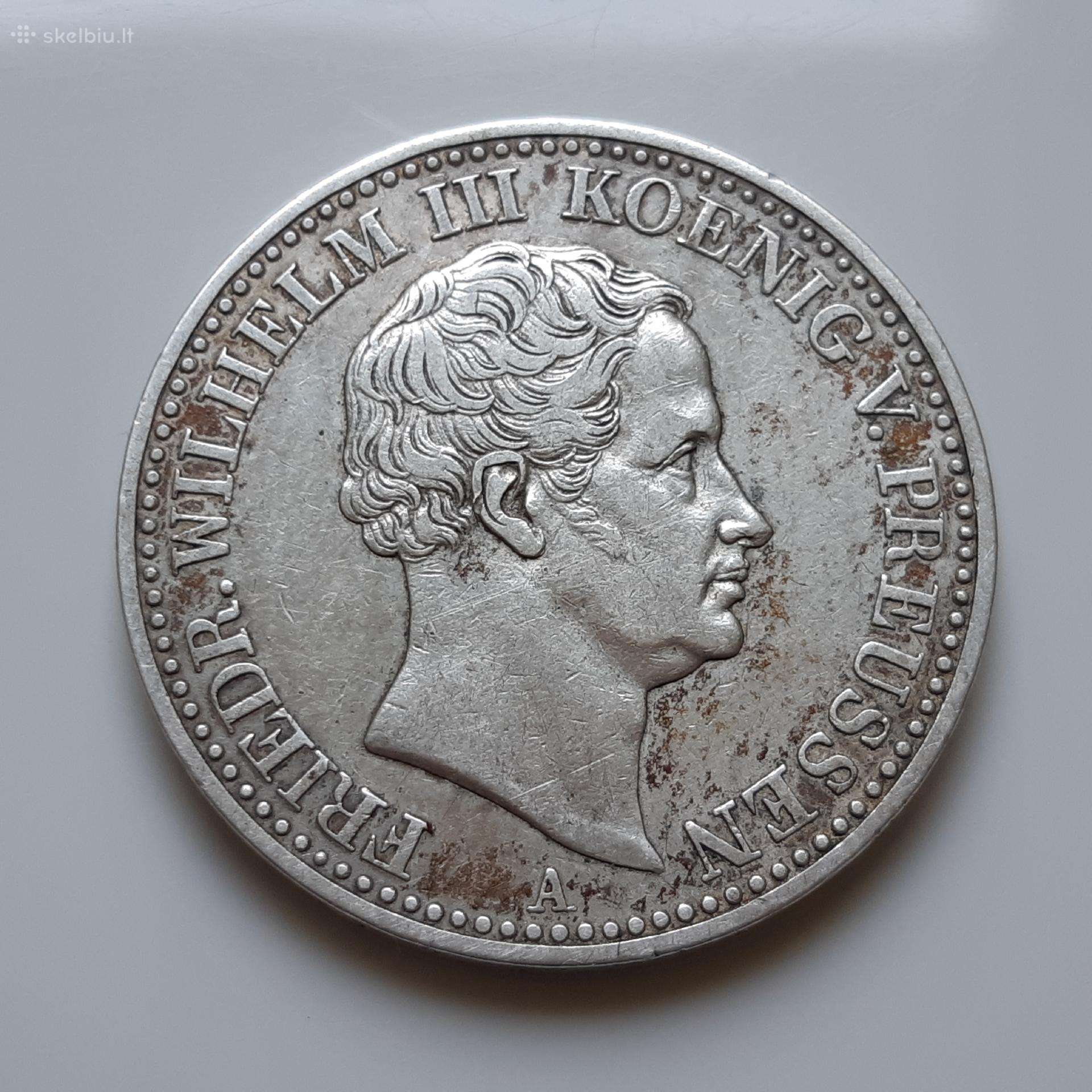 Prūsija taleris sdabras 1836