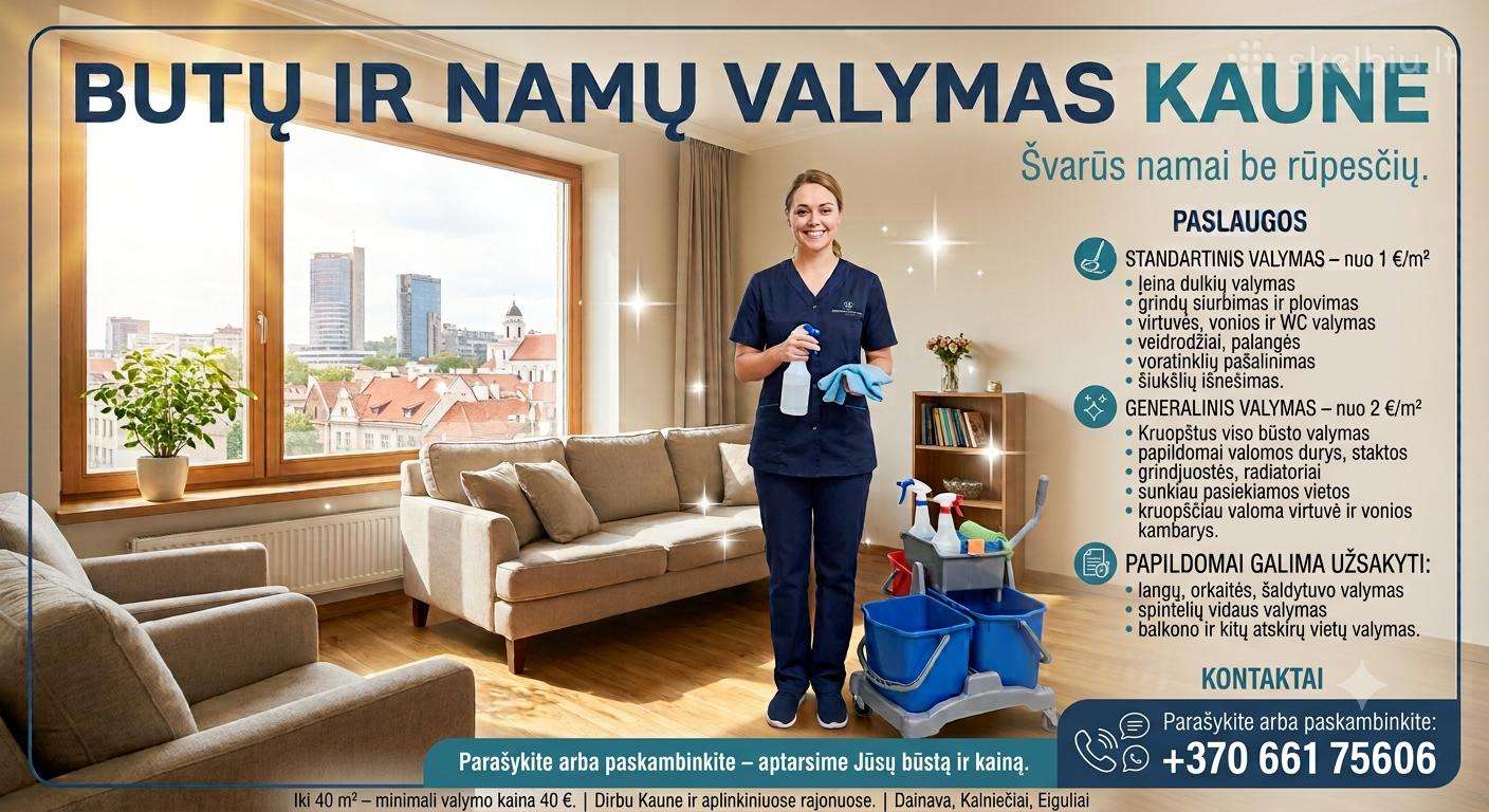 Butų ir namų Valymo Paslaugos