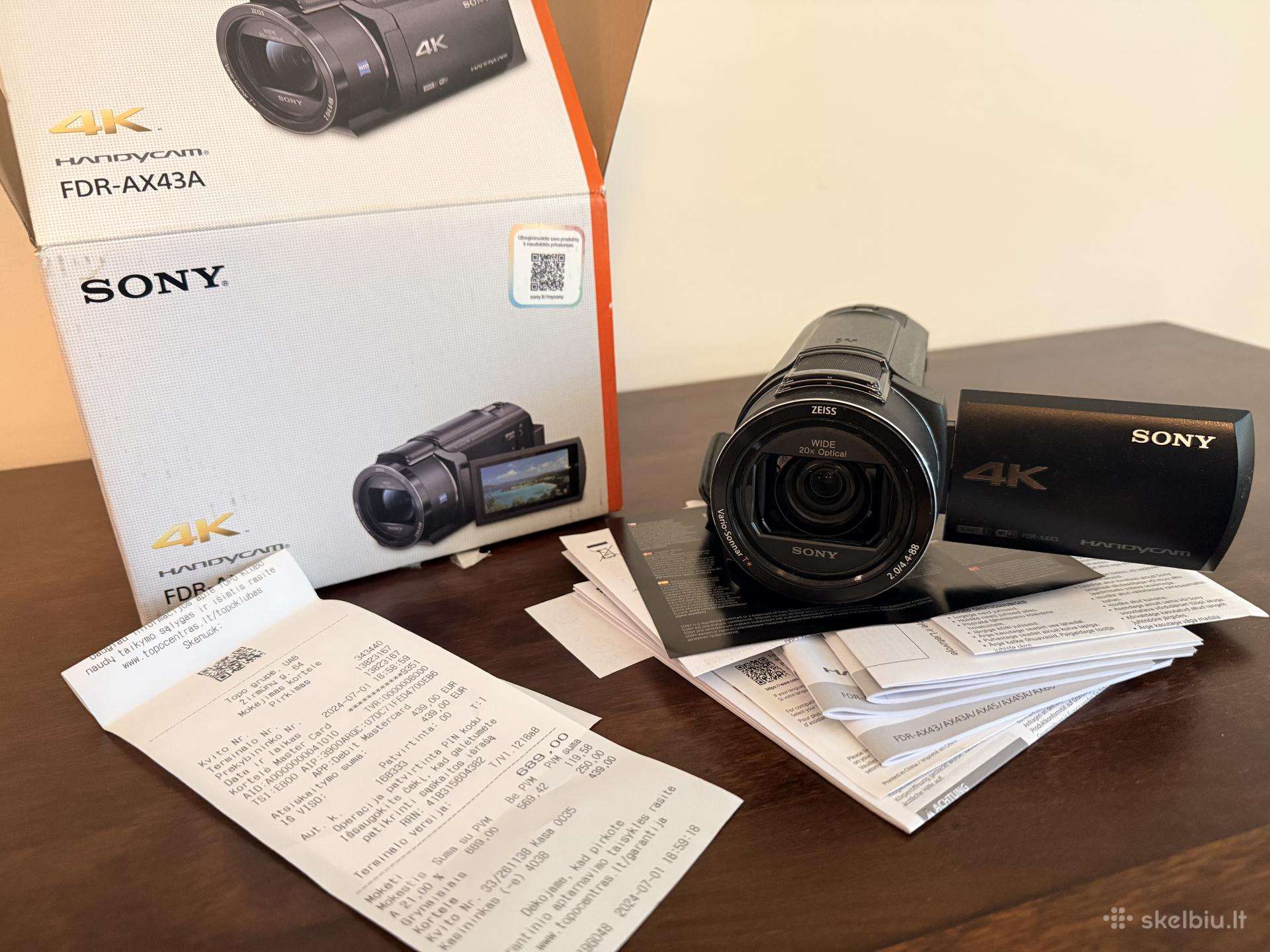 Video kamera Sony Fdr-ax43a