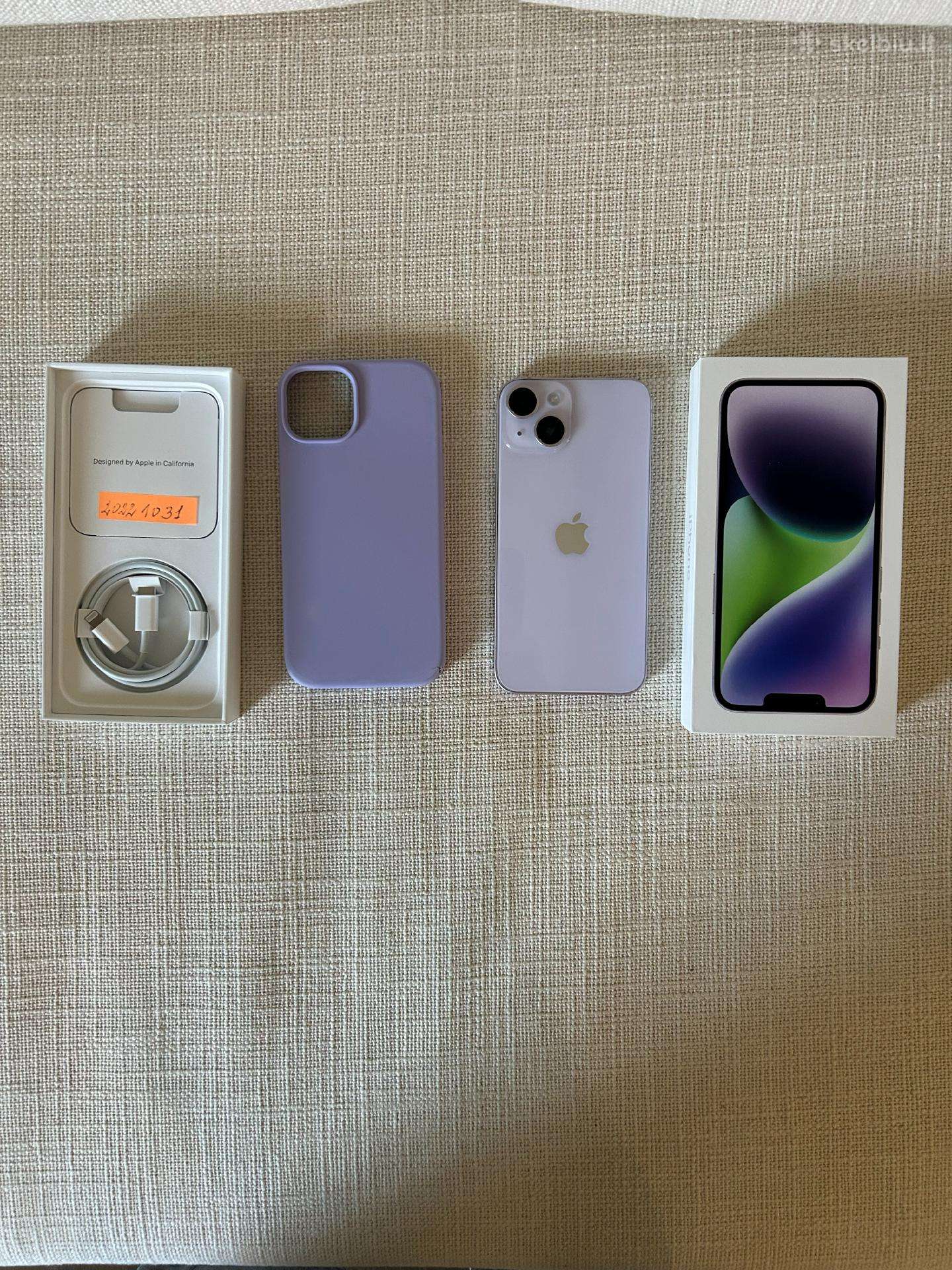 iPhone 14 naudotas, 128 GB, 80 % baterija