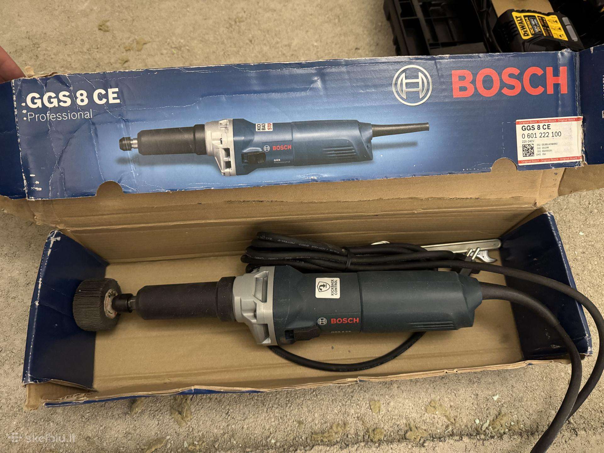 Elektrinis tiesinis šlifuoklis Bosch Ggs 8 CE