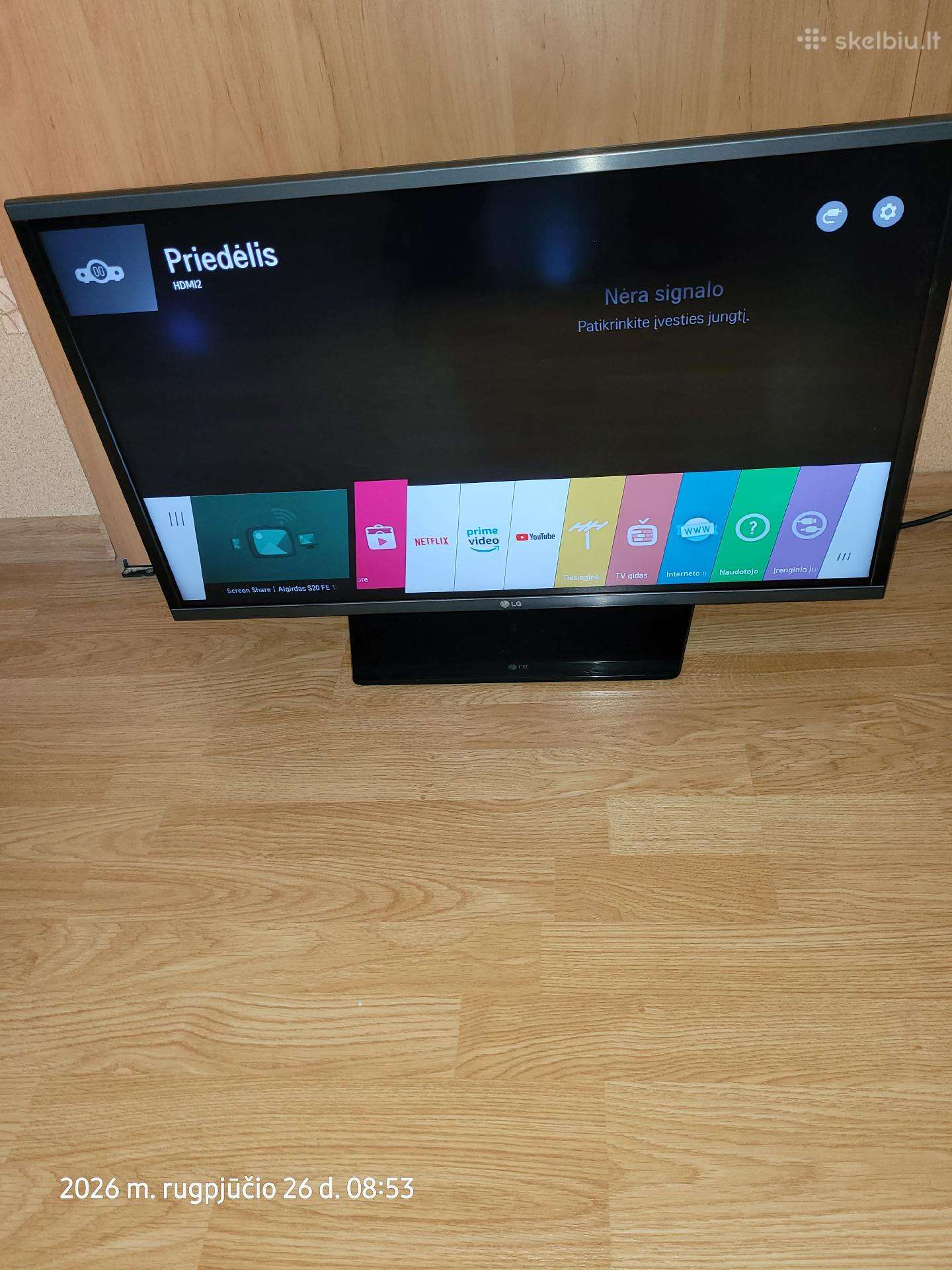 Parduodamas TV LG 32 colių
