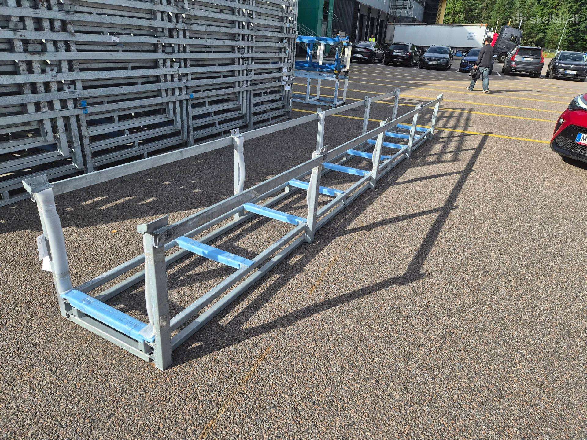 Metaliniai konteineriai ilgu prk. transportavimui