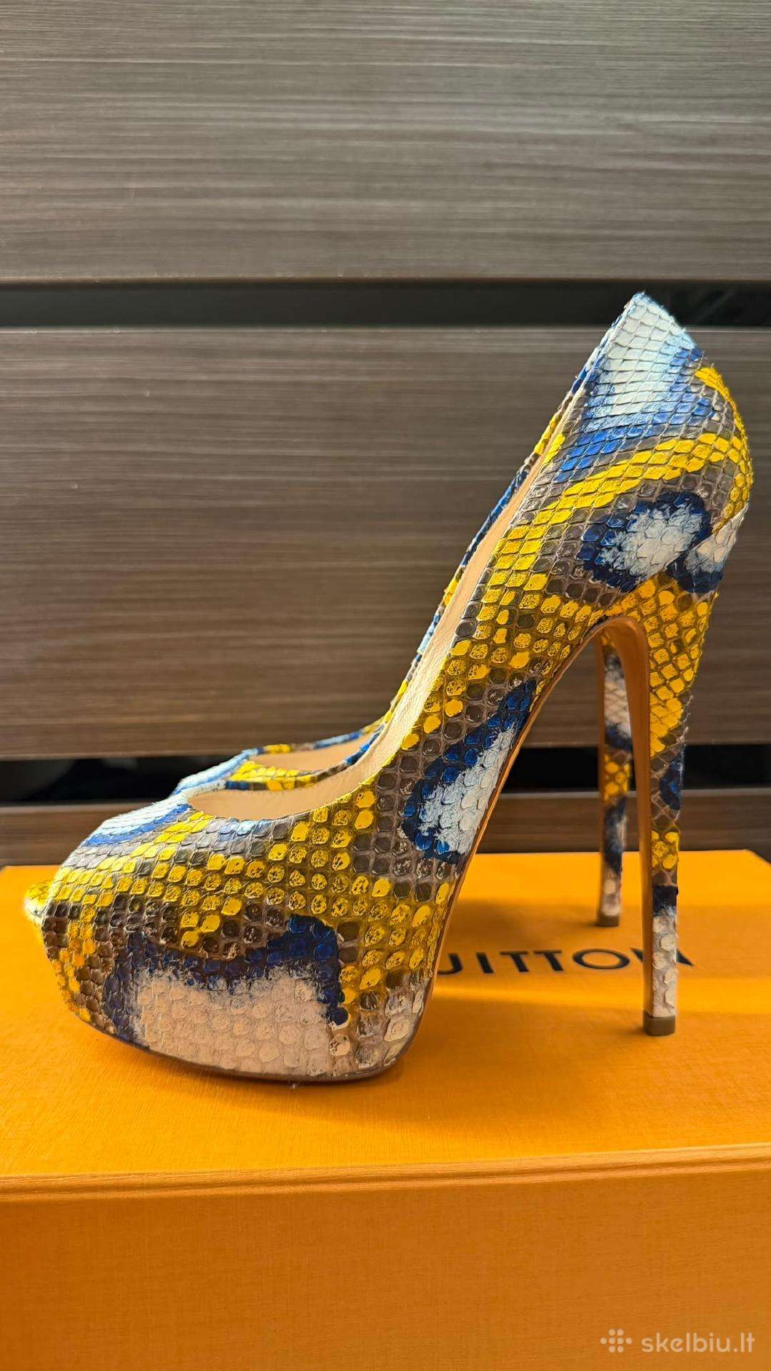 Casadei gyvatės rašto odiniai bateliai, 40 dydis