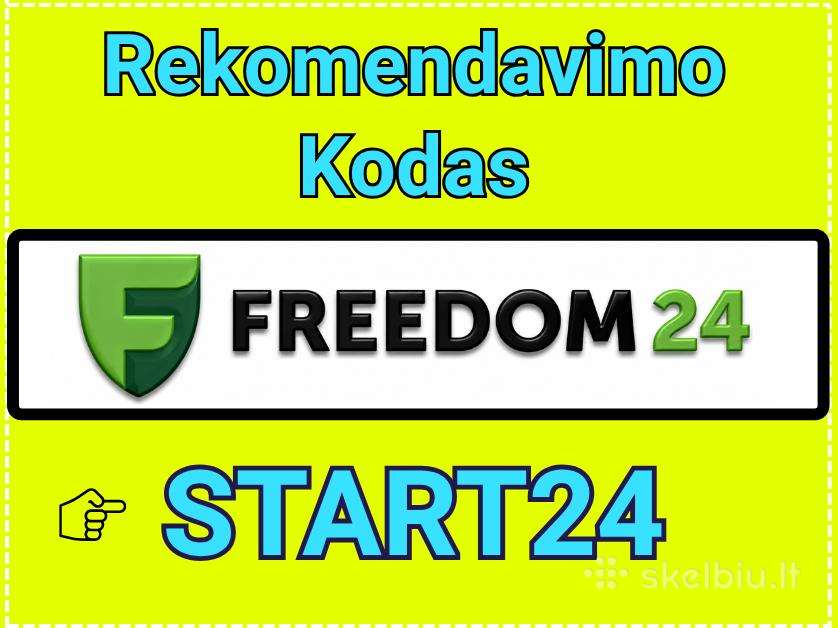 Freedom24 Akcijos Kodas Start24 ~$1000 Bonus