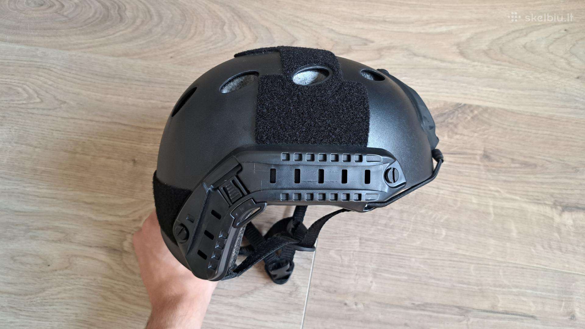 Airsoft Šalmas Juodas M Dydis