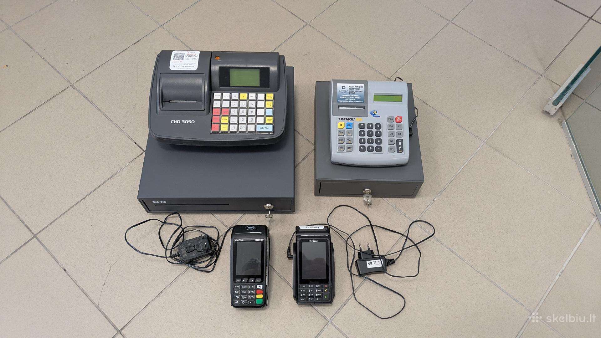 Prekybinė įranga: Chd 3050, Tremol Zm ir kt.