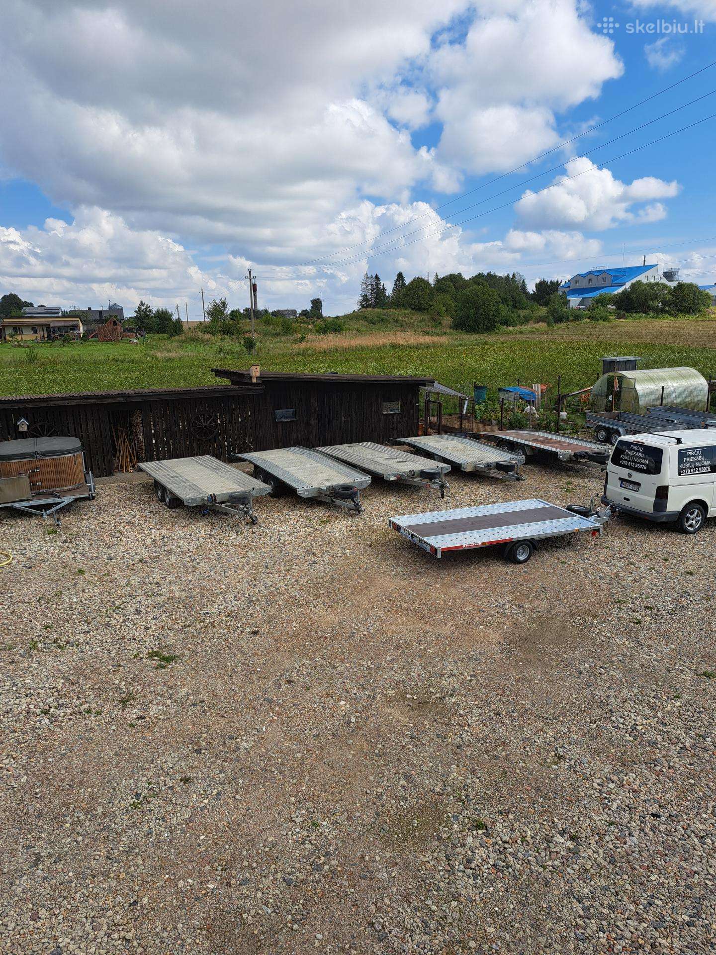 Terex Temared, прокат прицепов и полуприцепов