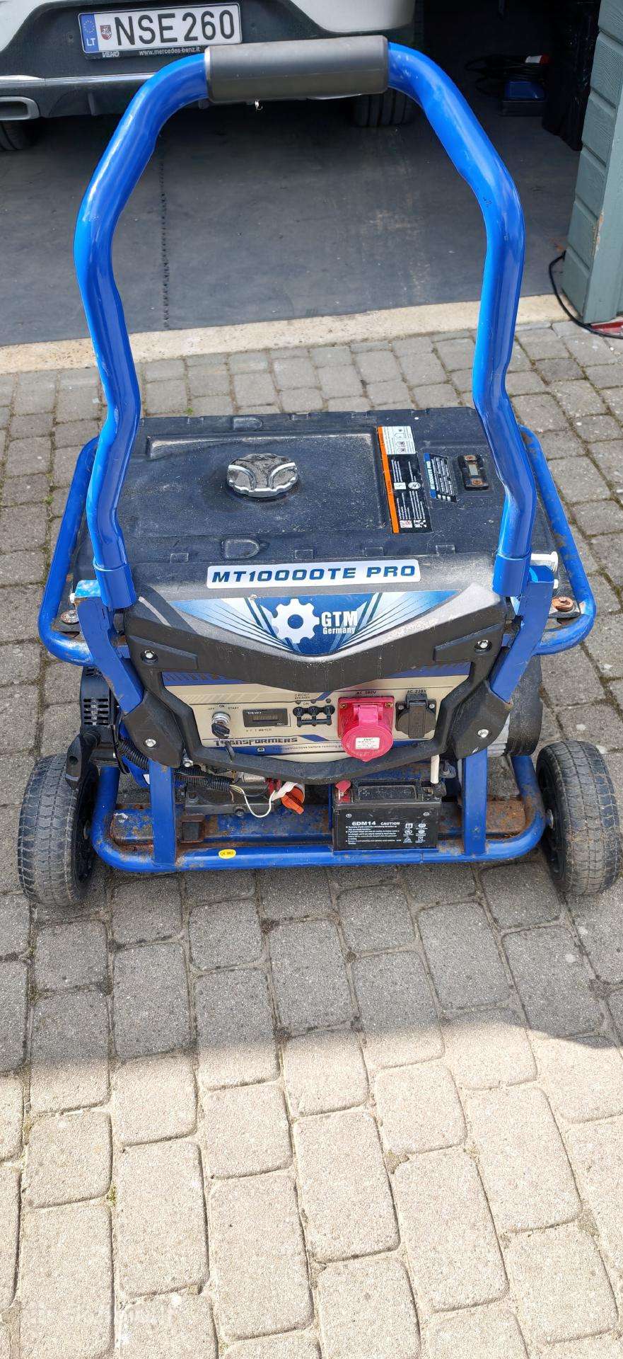Trifazis generatorius Gtm Mt10000te Pro 9,5kw