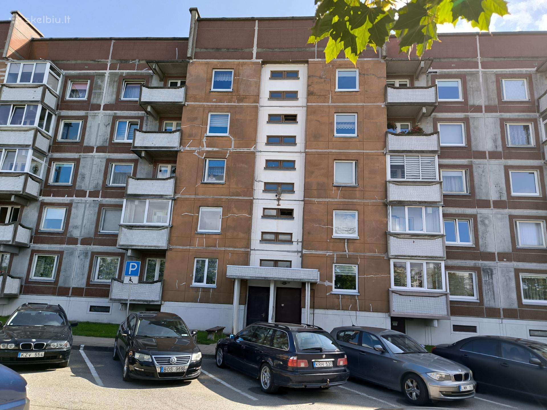 Parduodamas 2 kambarių butas su didžiuoju holu