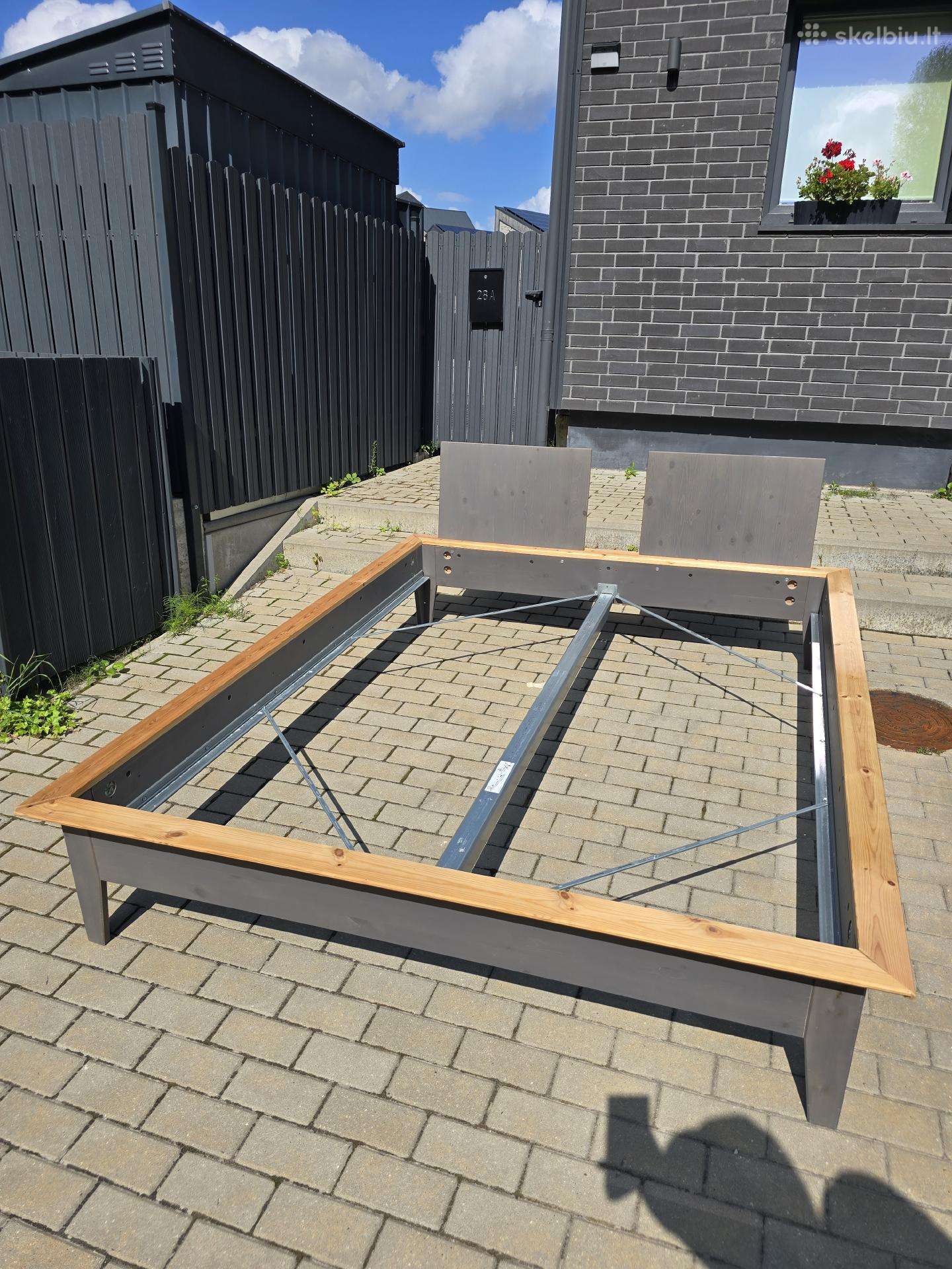 Ikea Nornas medinis lovos rėmas 160x200